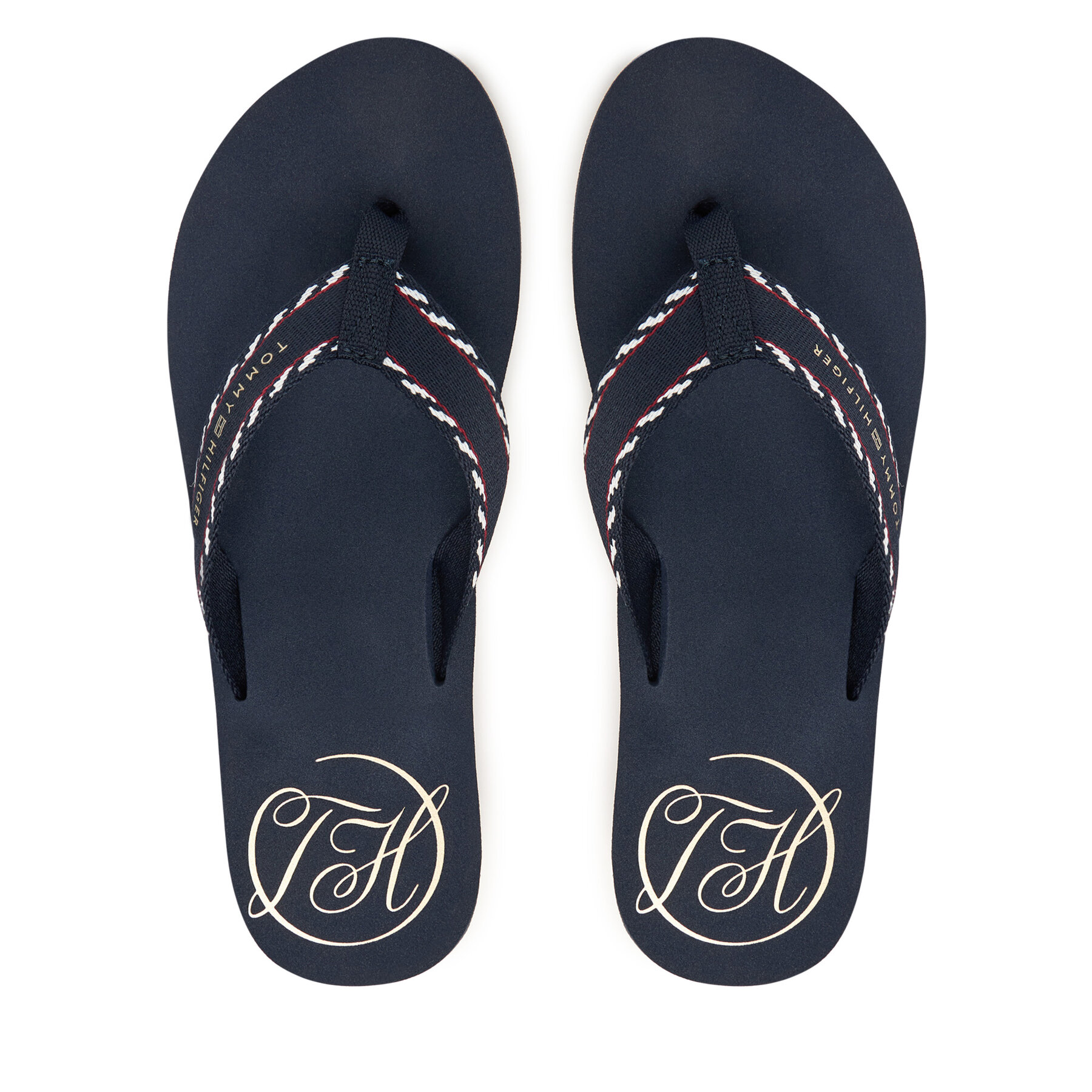 Flip flop Tommy Hilfiger Webbing Beach Sandal FW0FW09038 Bleumarin