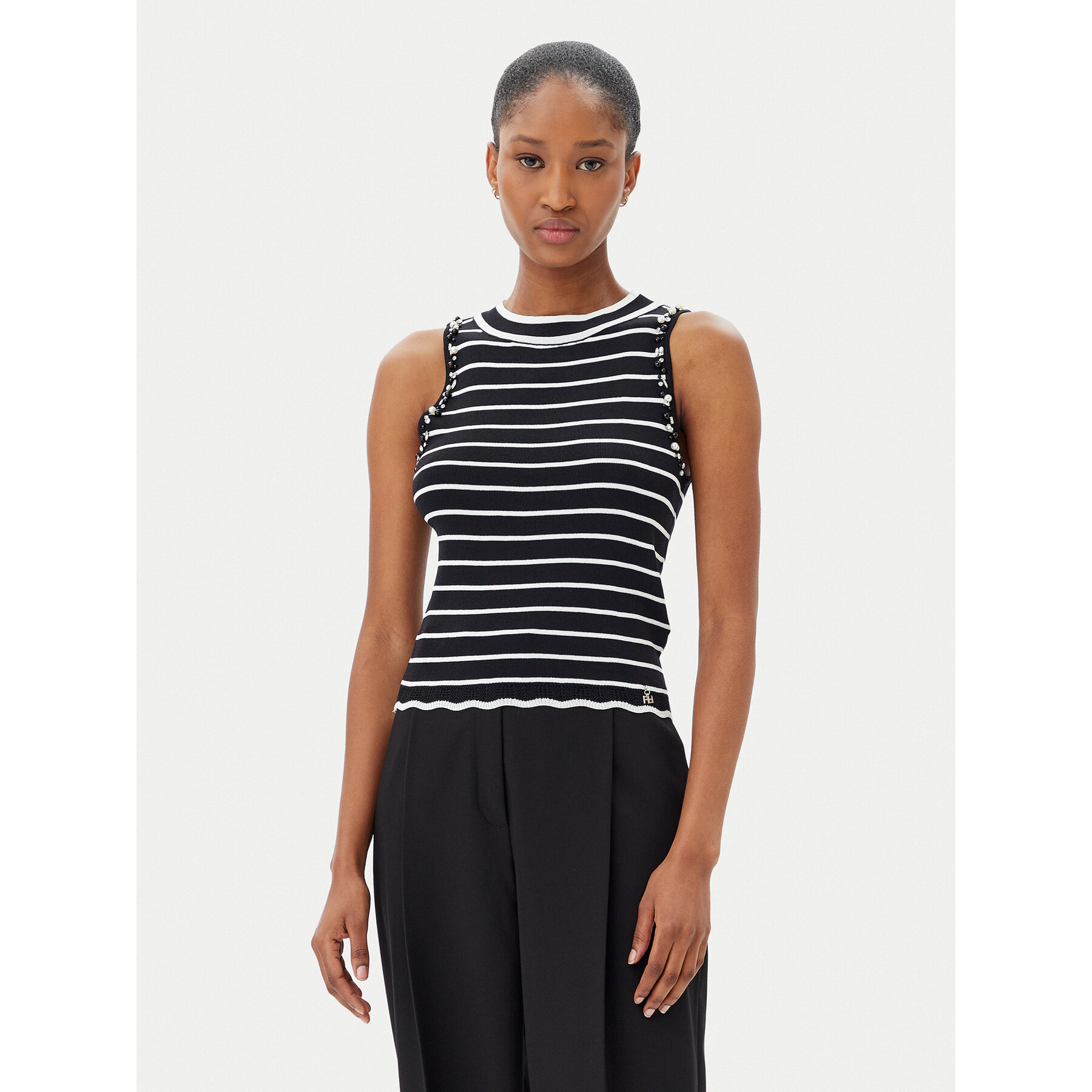 ARTIGLI ARTIGLI Τοπ ACMA001916 034 Μαύρο Regular Fit