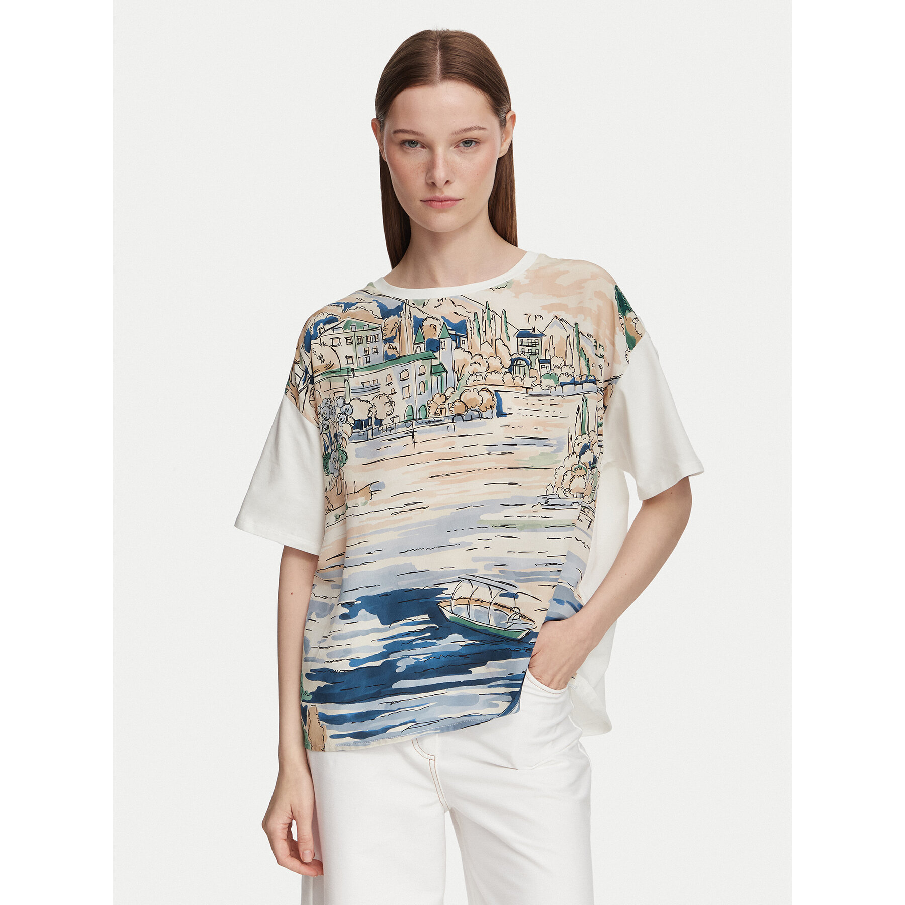Weekend Max Mara Bluse Terzo 2625946071 Blau Regular Fit