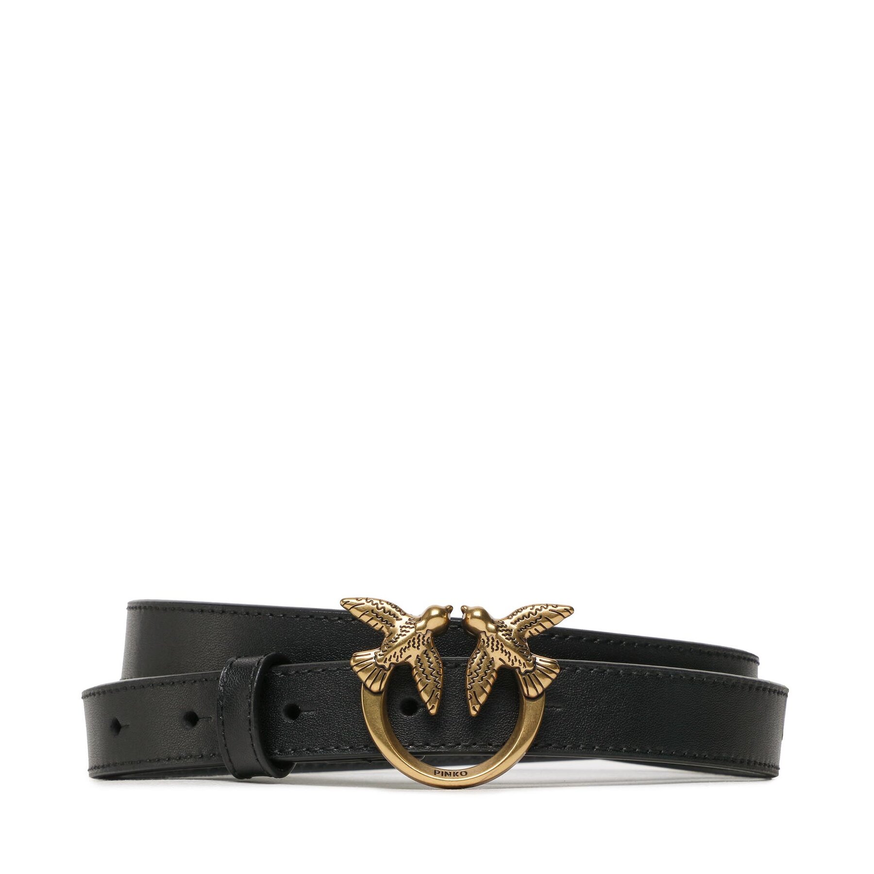 Pásek PINKO Love Berry H2 Belt PE 23 PLT01 100143 A0F1 Černá