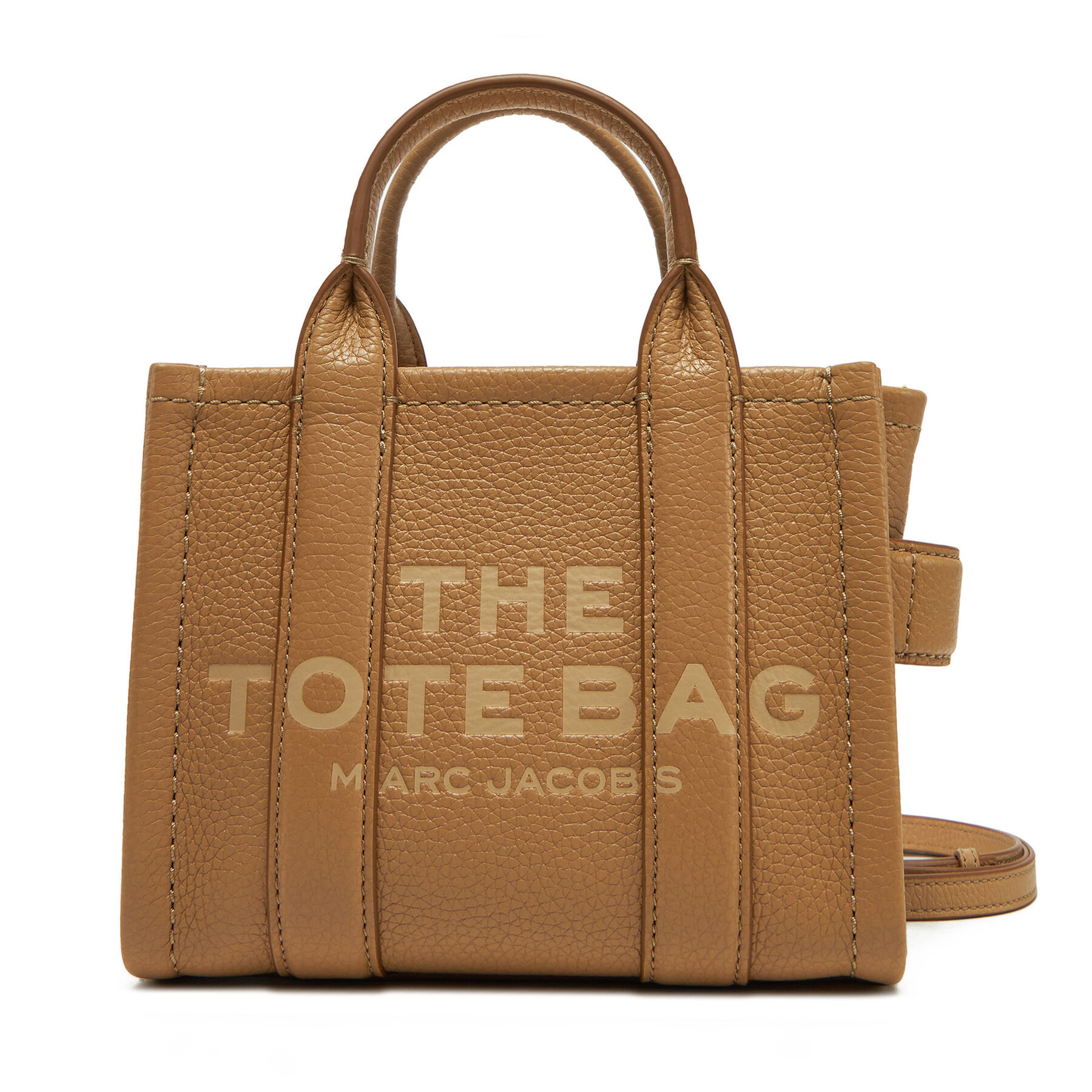 Τσάντα Marc Jacobs The Leather Crossbody Tote Bag H053L01RE22 Καφέ