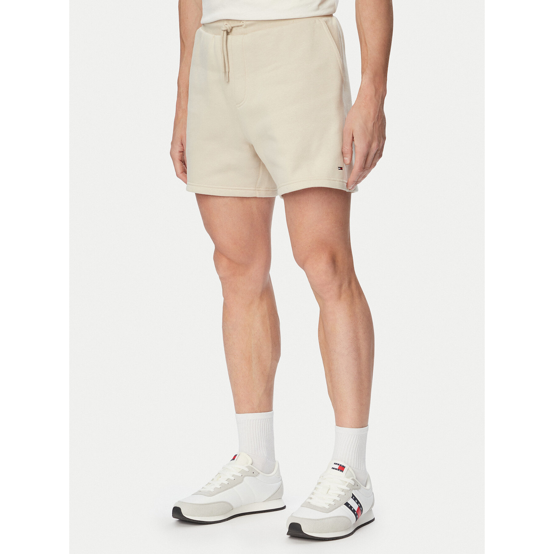 Tommy Jeans Sportshorts DM0DM21931 Hellbeige Regular Fit