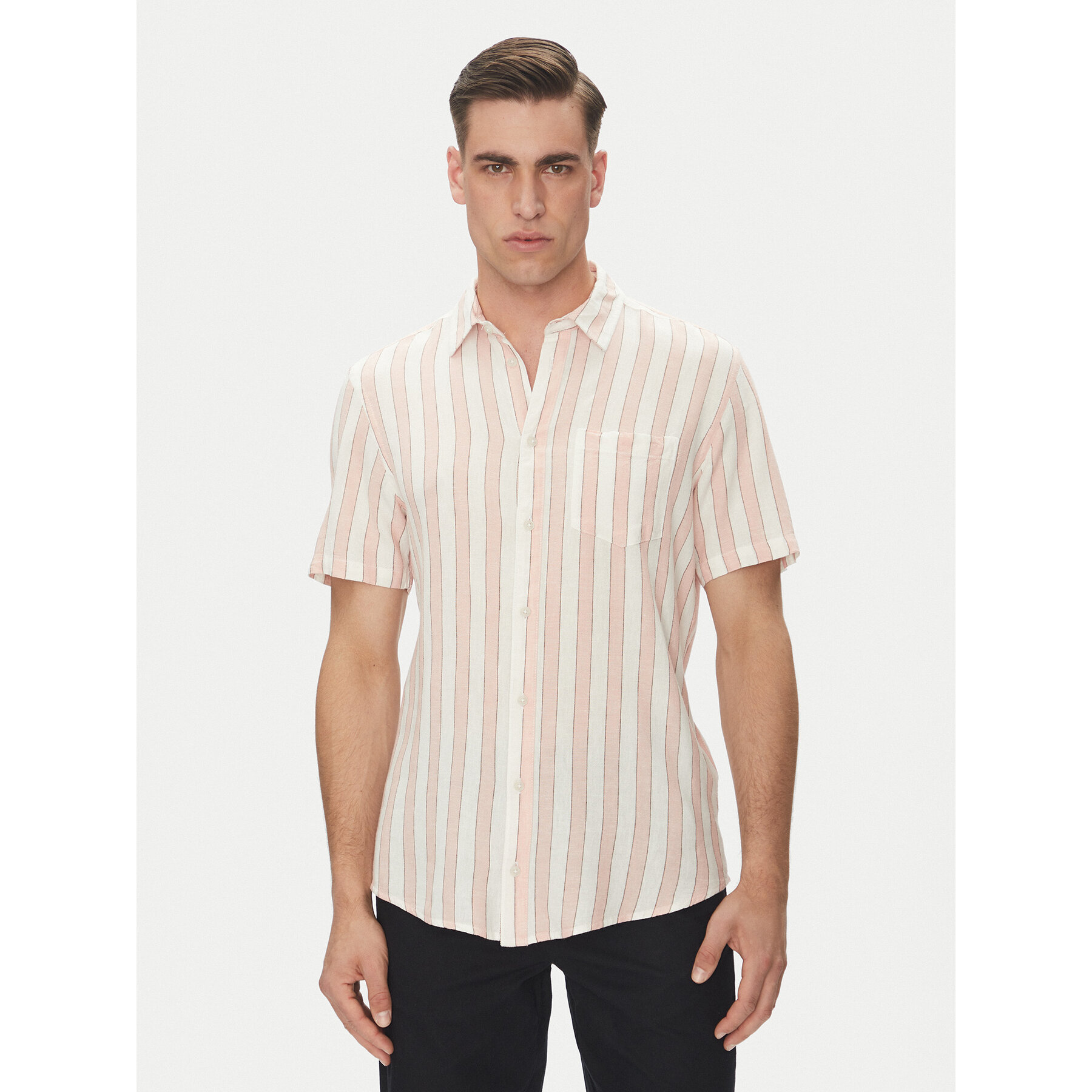 Blend Hemd 20718392 Rosa Regular Fit