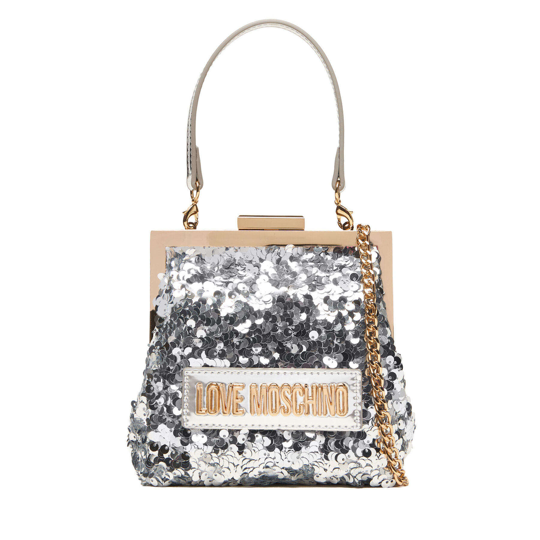 Дамска чанта LOVE MOSCHINO JC4146PP0NKK190A Сребрист