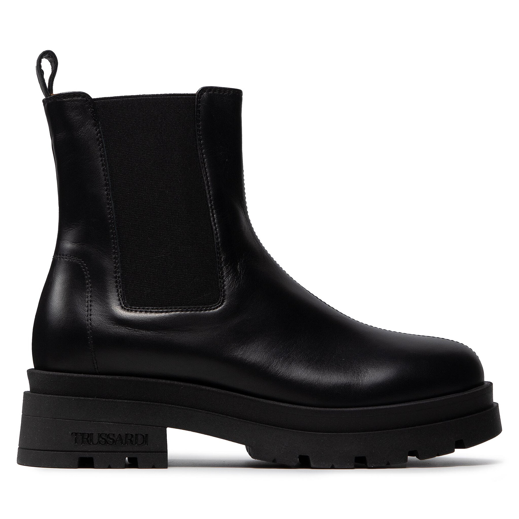 Damskie Botki Trussardi, Rozmiar 40 Czarny 79A00721