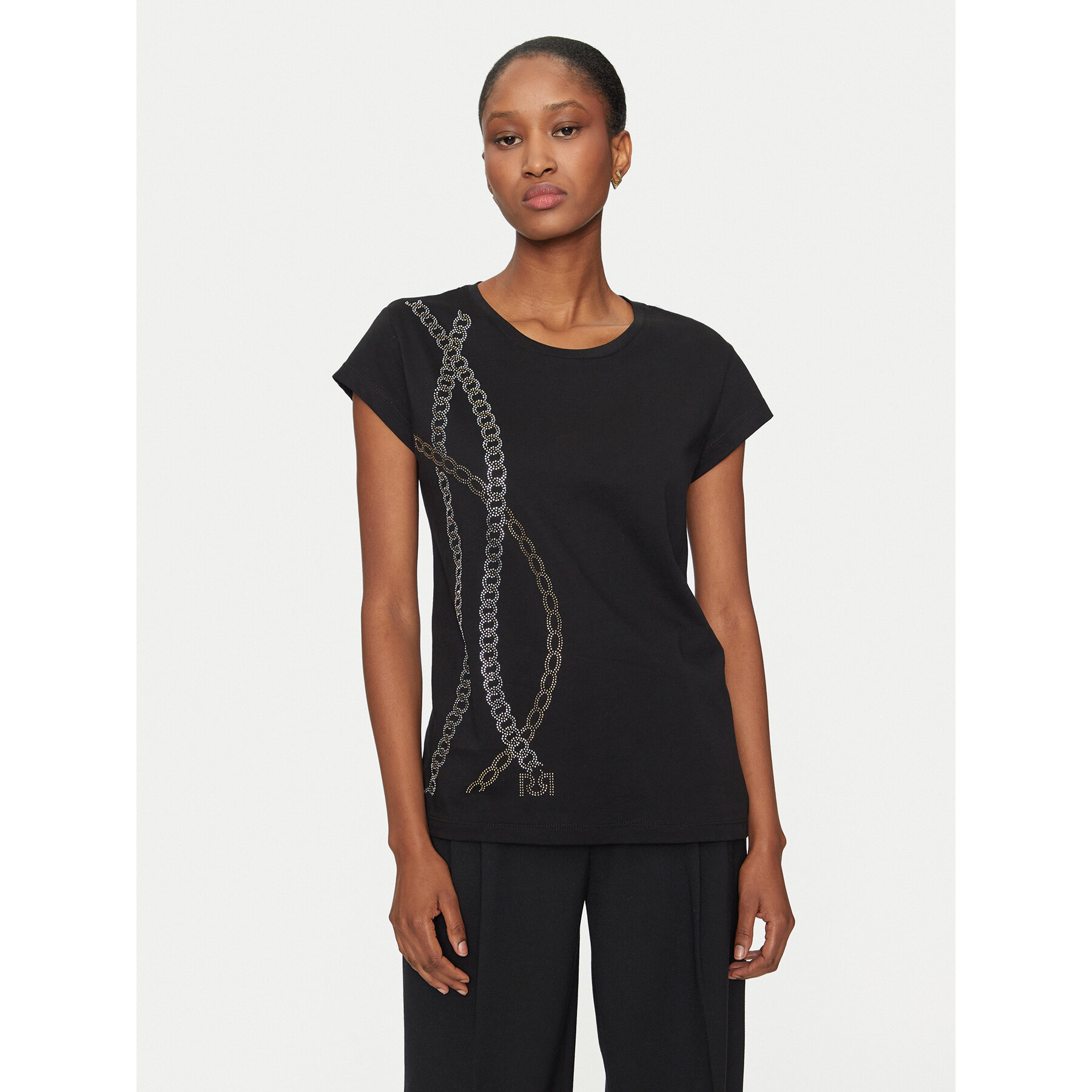 Rinascimento T-Shirt CFC0121232003 Μαύρο Regular Fit