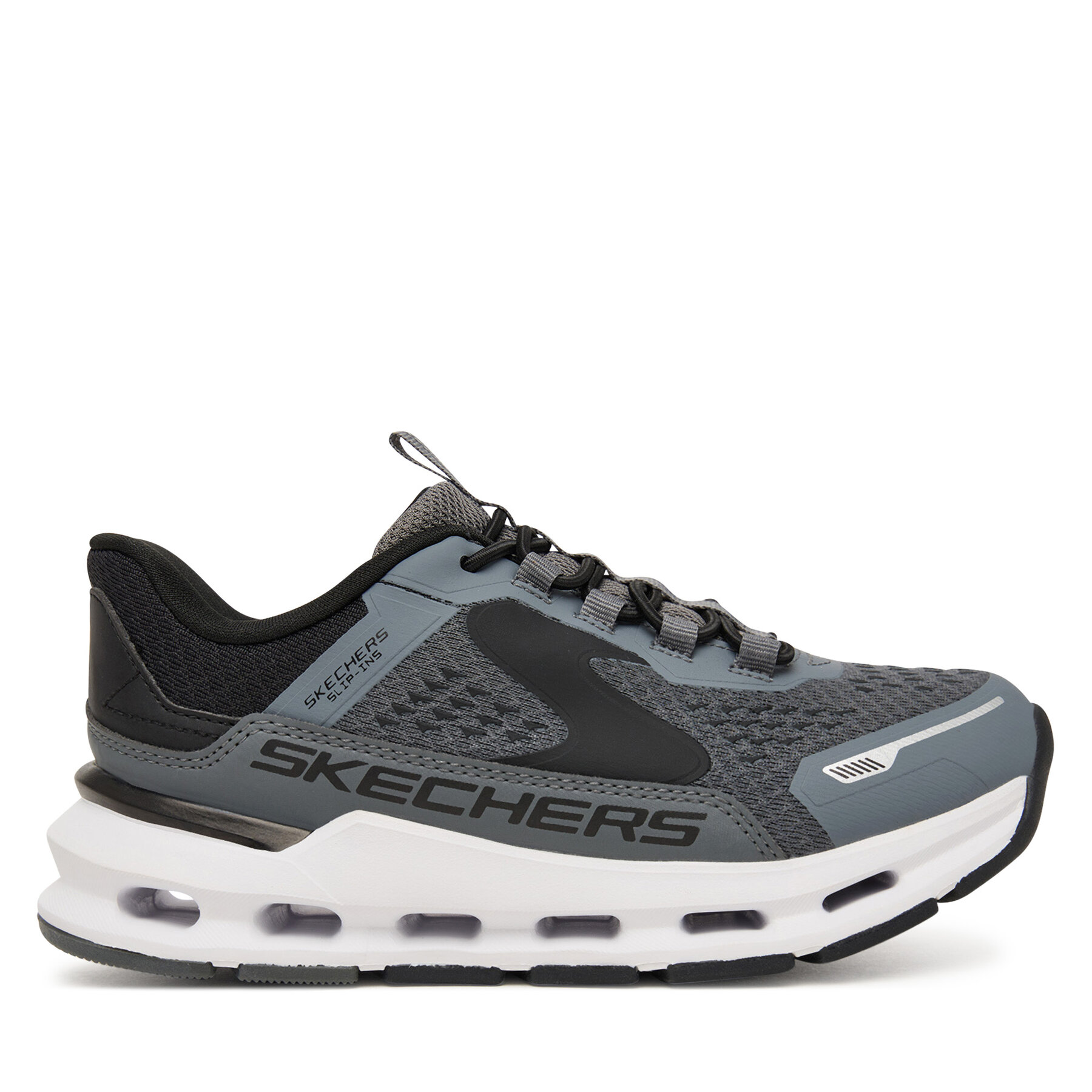 Sneakersy Skechers Slip-Ins: Glide-Step Plus - Vista-Lane 404203L/CCBK Sivá