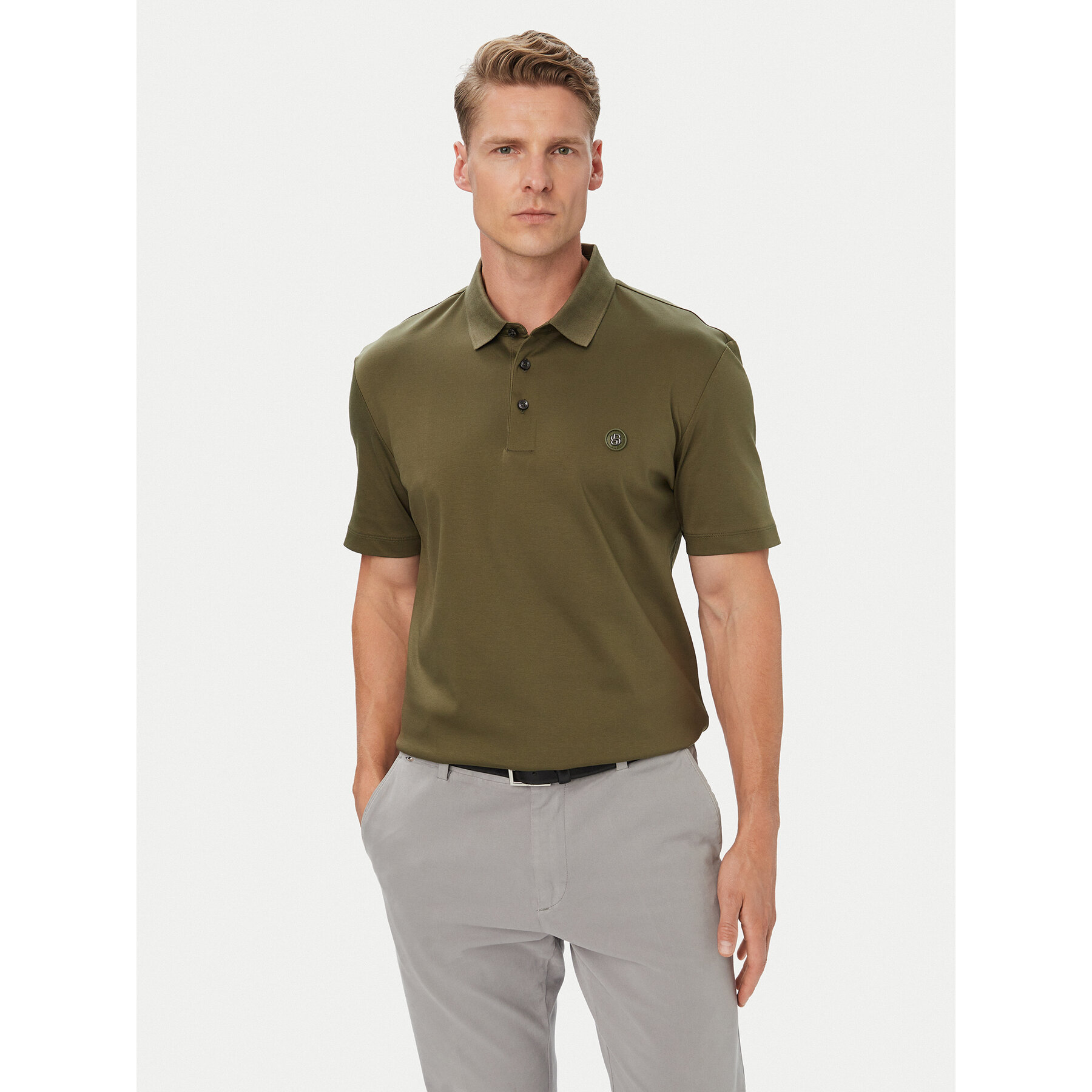BOSS Poloshirt C-Parris 01 50555829 Dunkelgrün Regular Fit