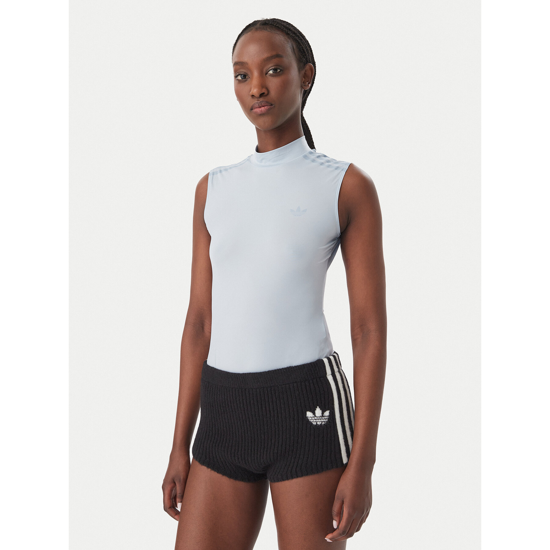 adidas Body Adidas x Jennie Sheer LD8919 Hellblau Slim Fit
