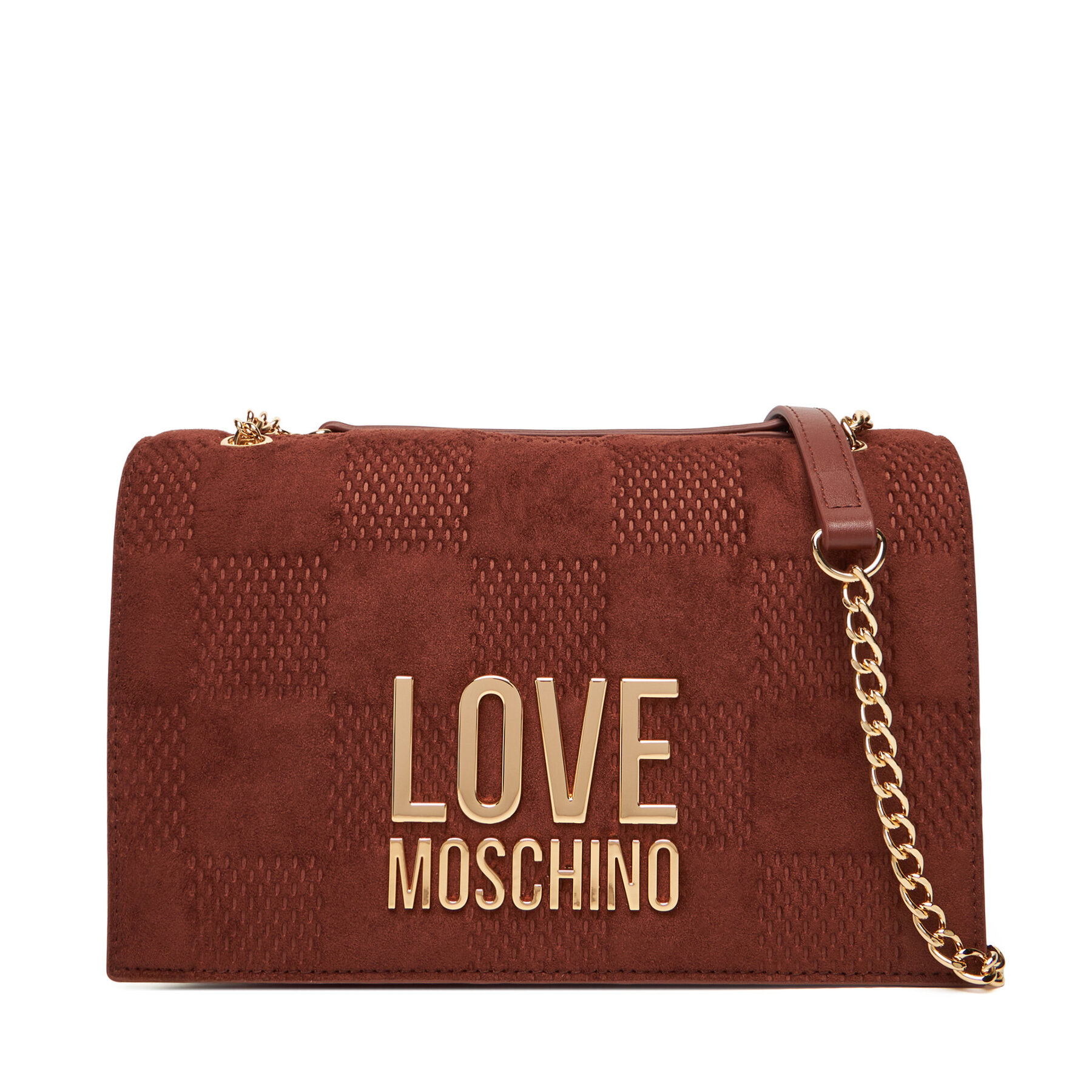 Geantă LOVE MOSCHINO JC4122PP0NKB120A Maro