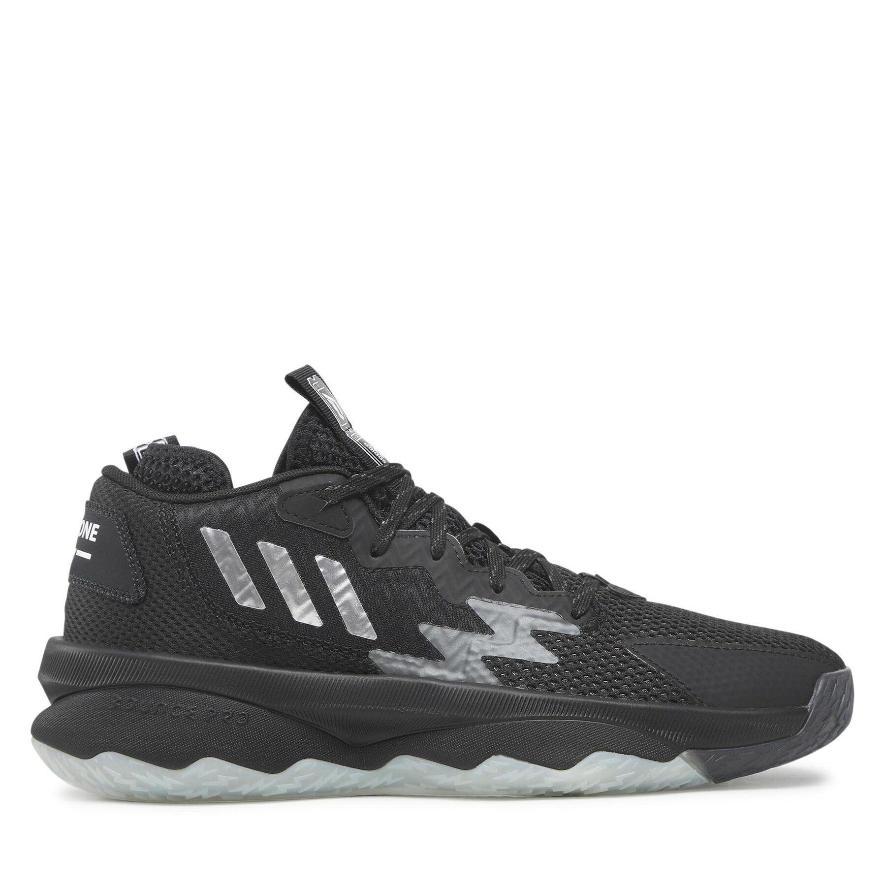 Férfi Kosárlabda cipők adidas, Méret: 41 1/3, Fekete, Dame 8 GY6461