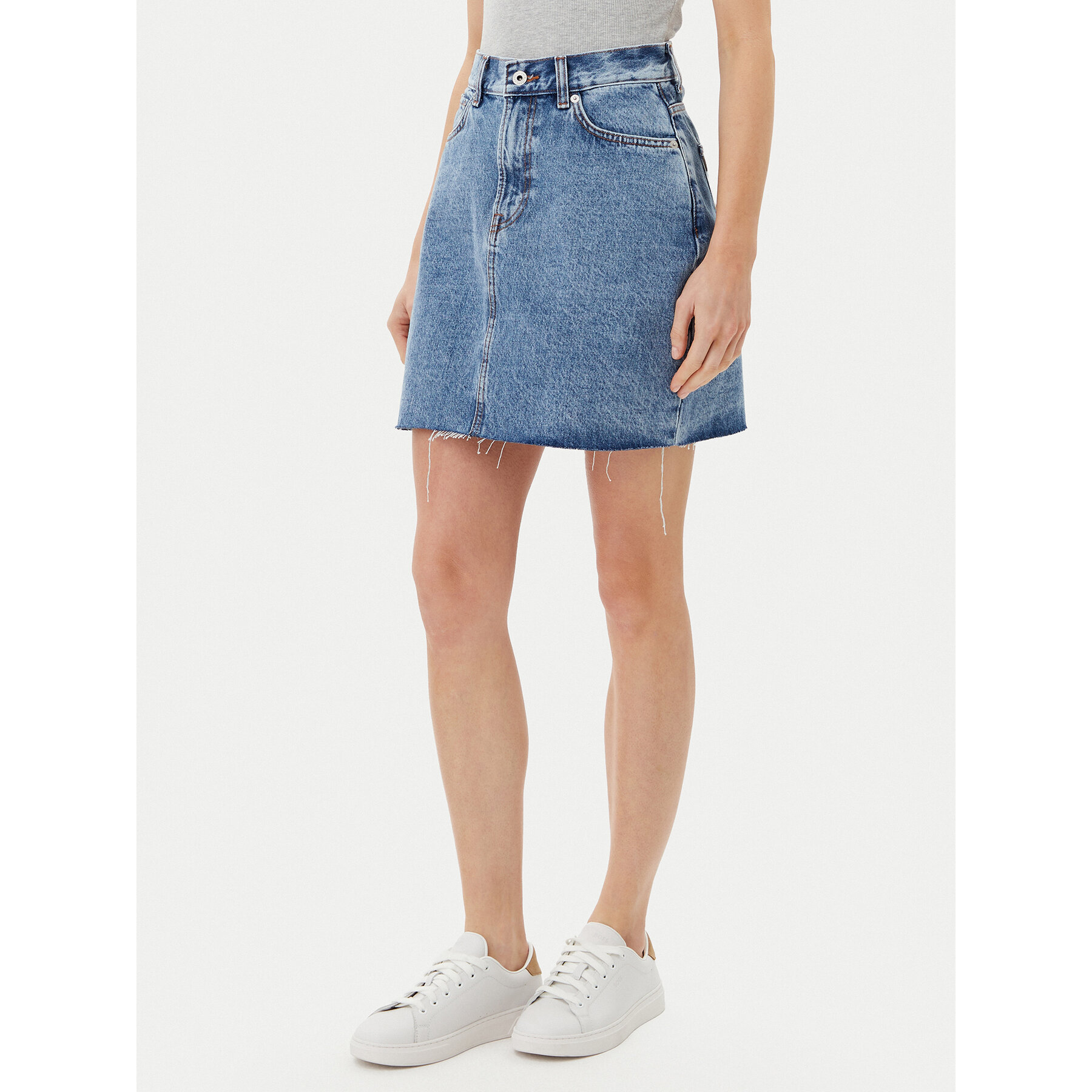 Pepe Jeans Jeansrock PL901124 Blau Regular Fit