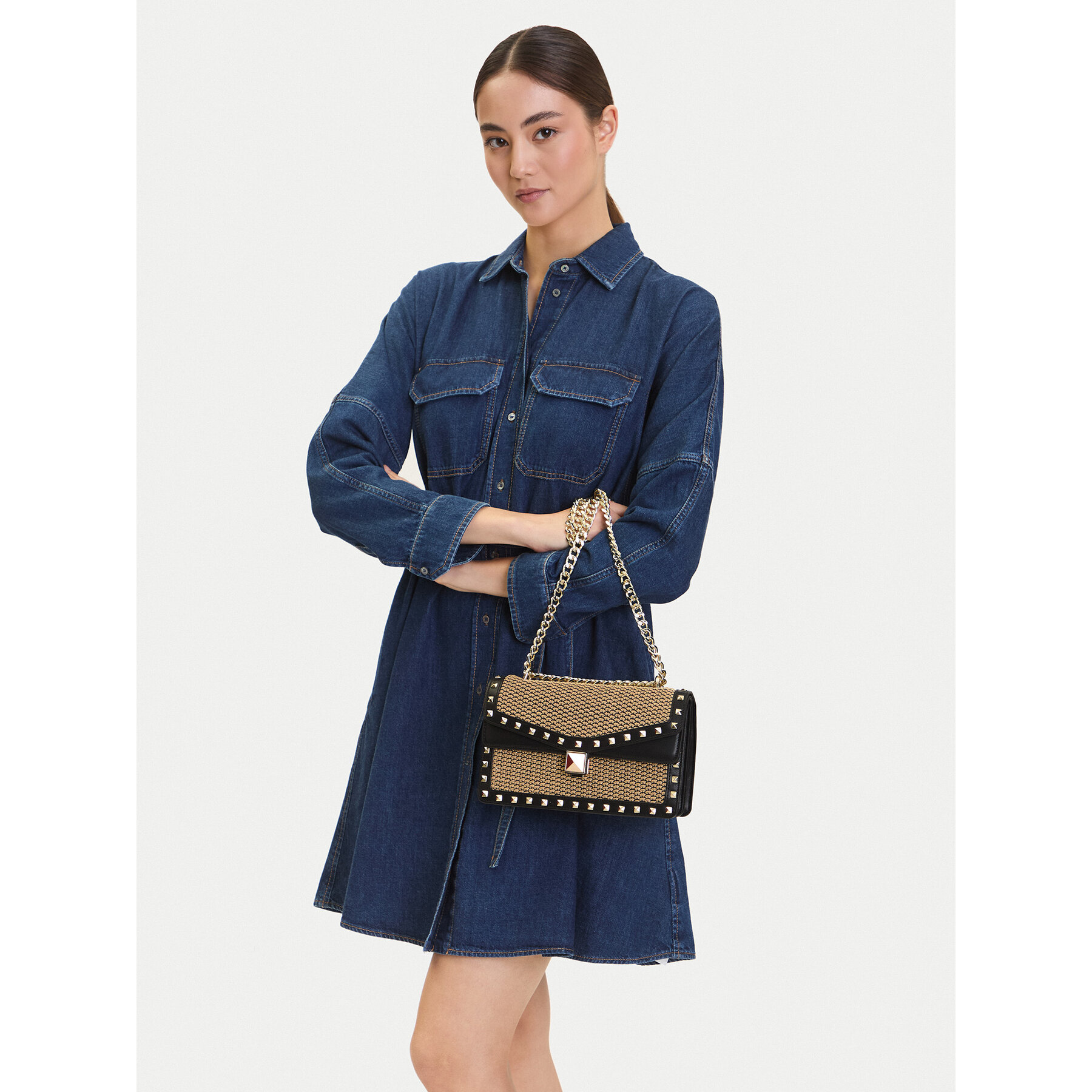 Τσάντα Steve Madden Bcavet SM13001778 Μαύρο