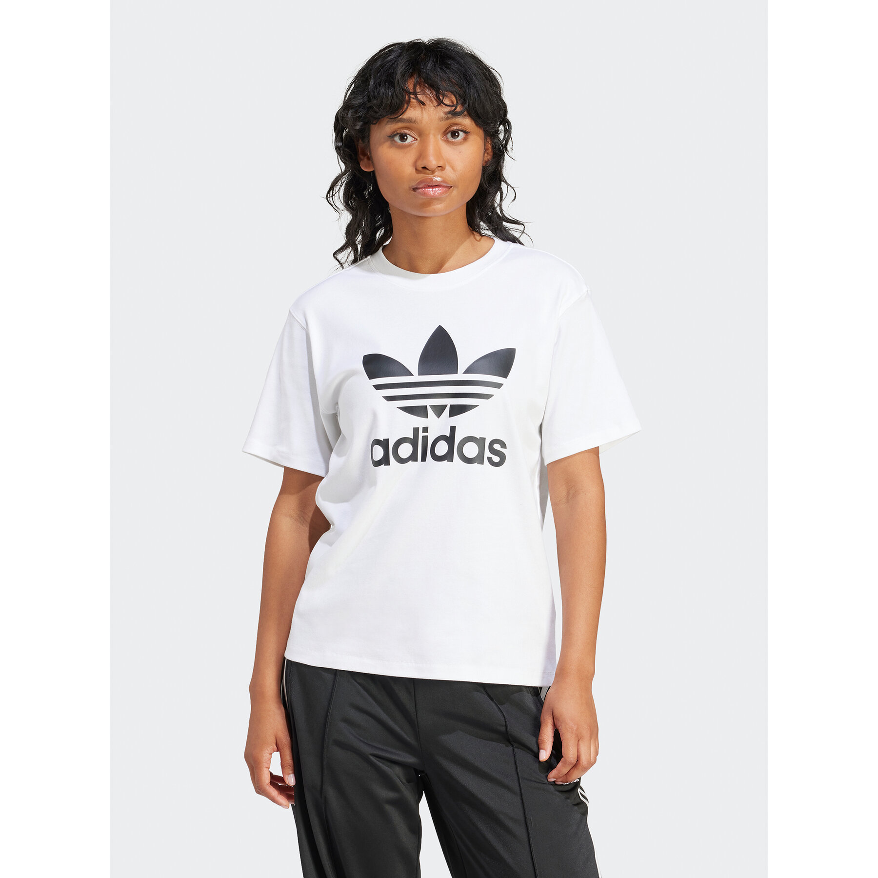 adidas T-Shirt Trefoil IR9534 Λευκό Regular Fit