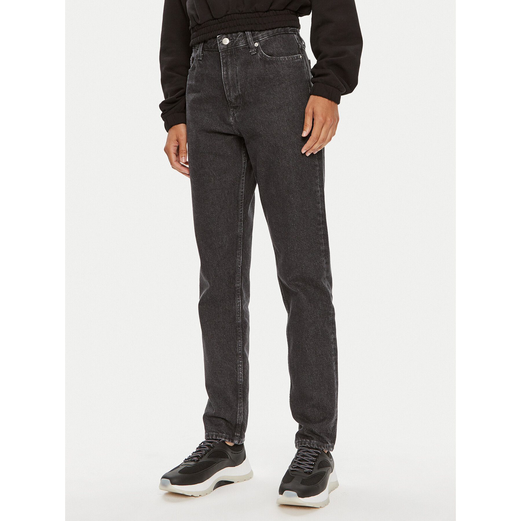Calvin Klein Jeans Jeans J20J223636 Grau Mom Fit