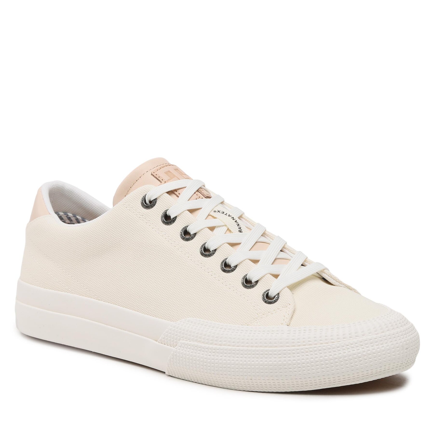 Teniși Tommy Hilfiger Th Hi Vulc Premium Low Bananatex FM0FM04571 Ecru YBL Bananatex imagine 2022 reducere