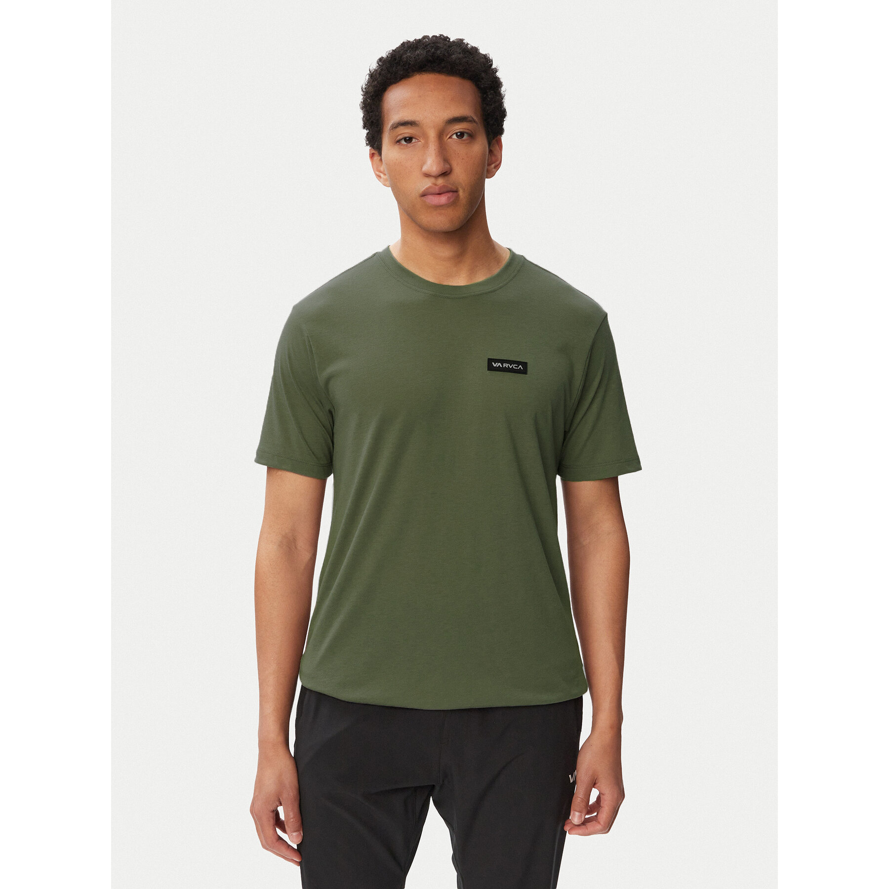RVCA T-Shirt Icon AVYZT01365 Braun Regular Fit
