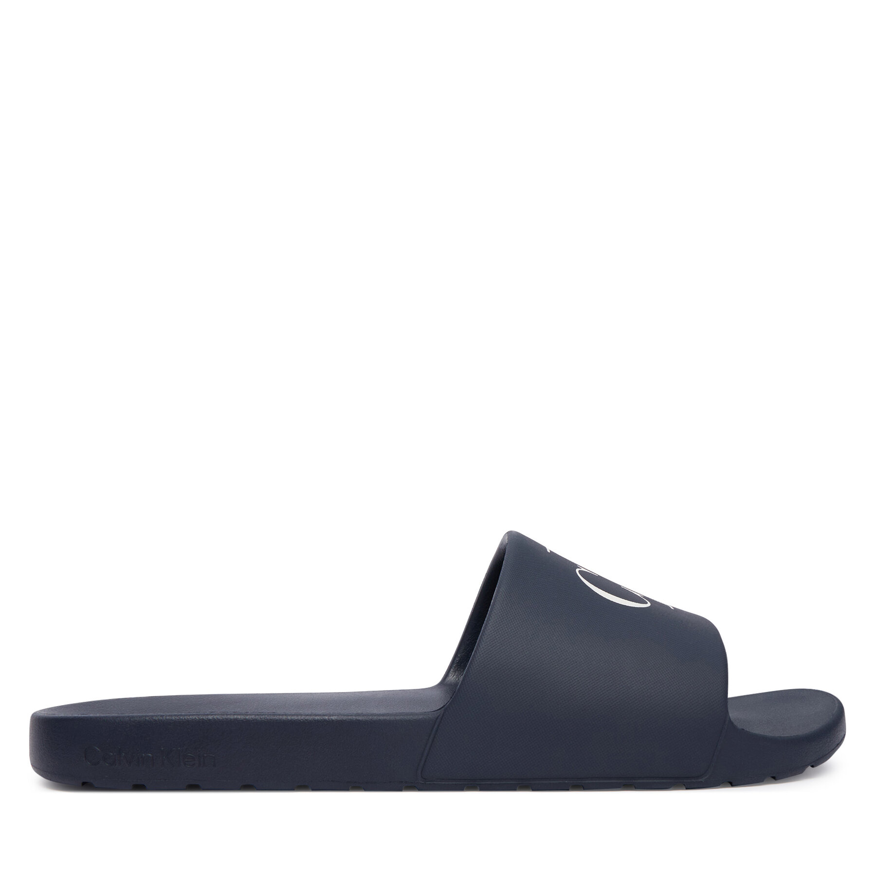 Natikače Calvin Klein 3 Slide Molded Eva HM0HM02335 Tamnoplava