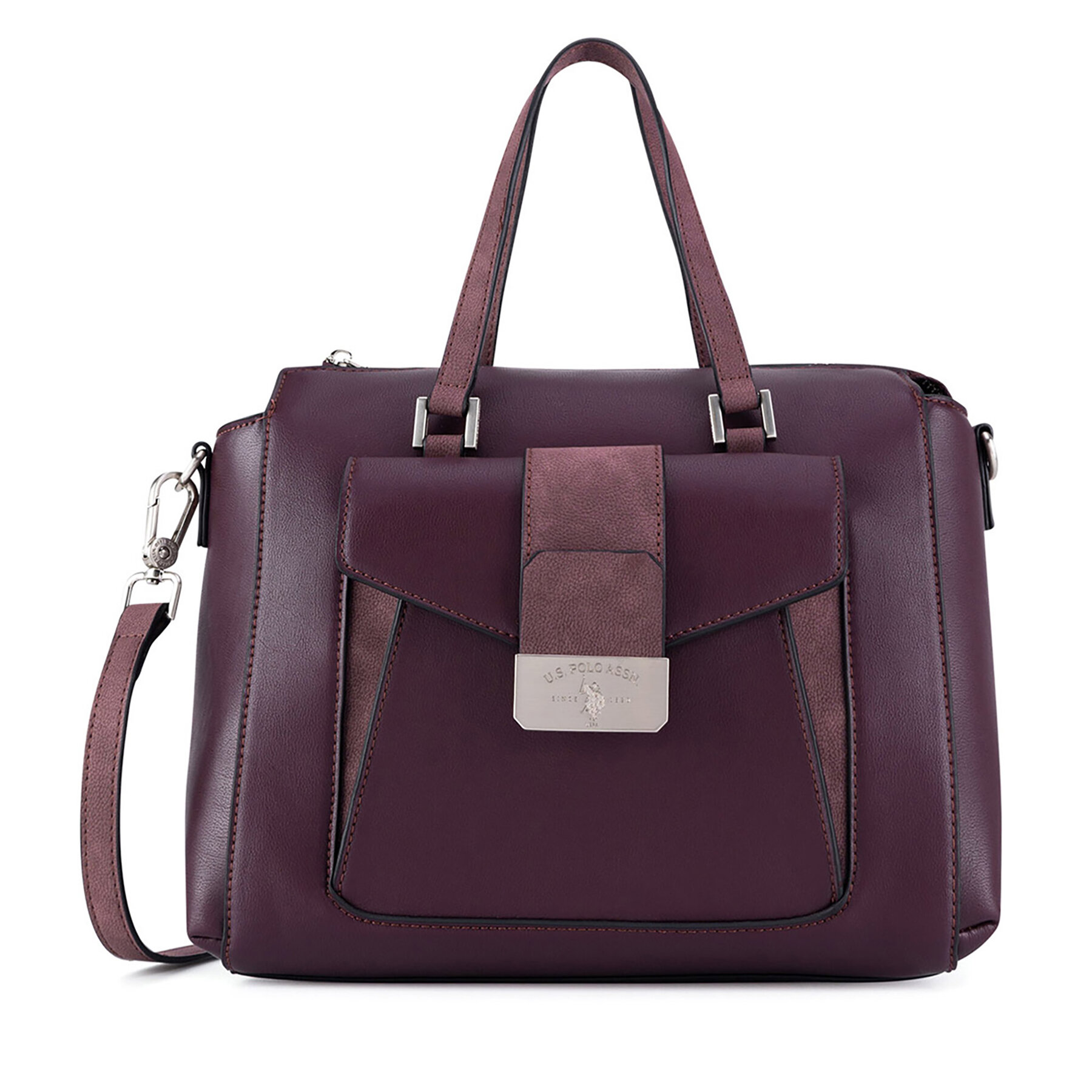 Bolso U.S. Polo Assn. BIUXT8423WVP Guinda/burdeos