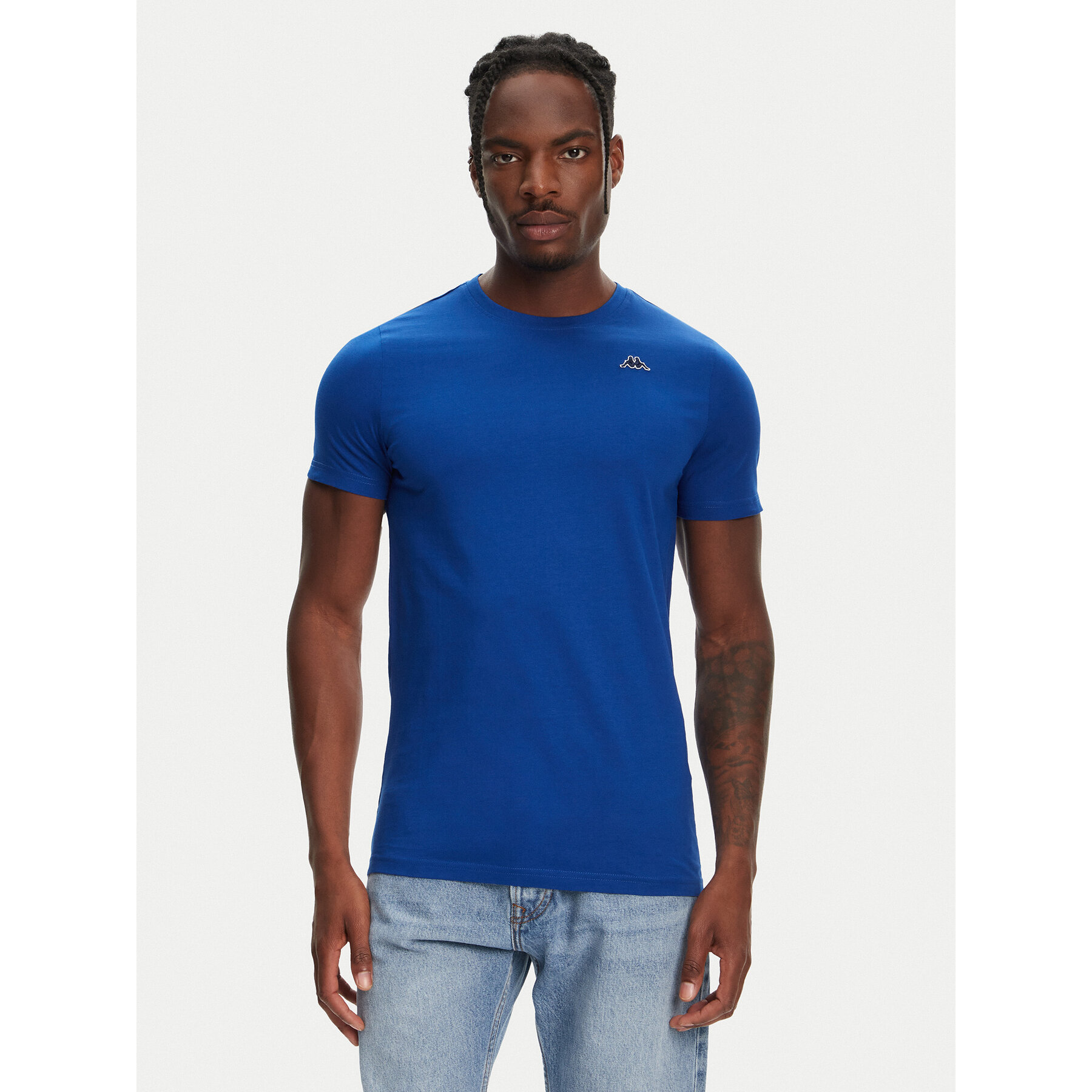 Robe di Kappa T-shirt Luc 611187W Blu Regular Fit