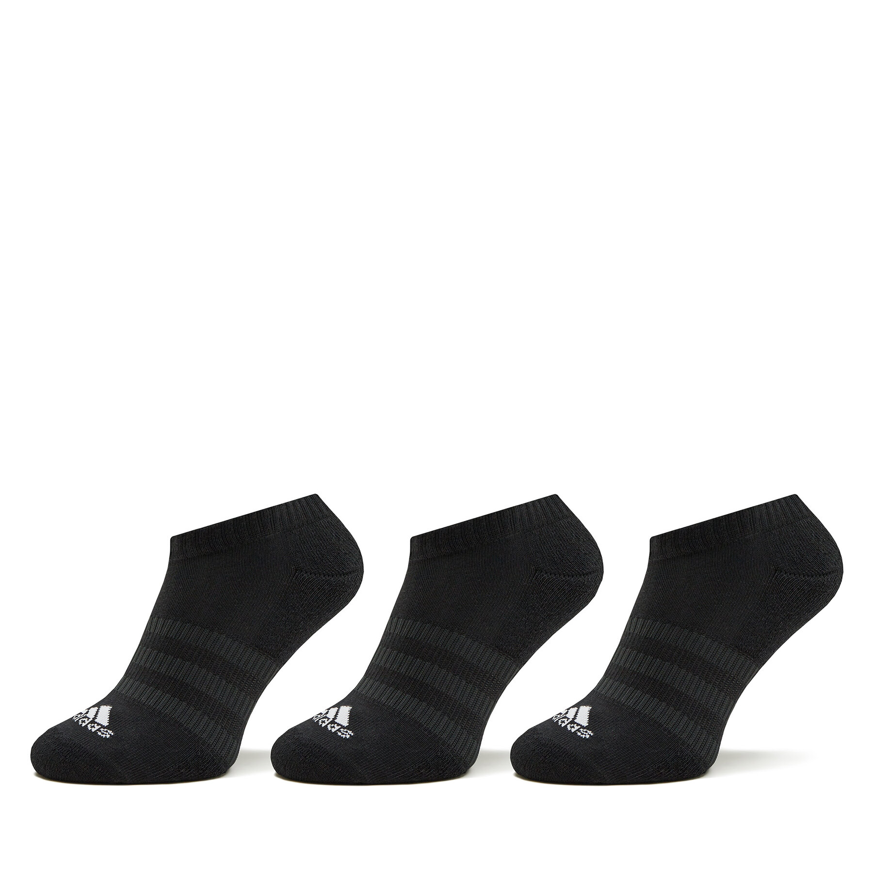 Unisex Pėdutės adidas Cushioned Low-Cut Socks 3 Pairs IC1332 black/white