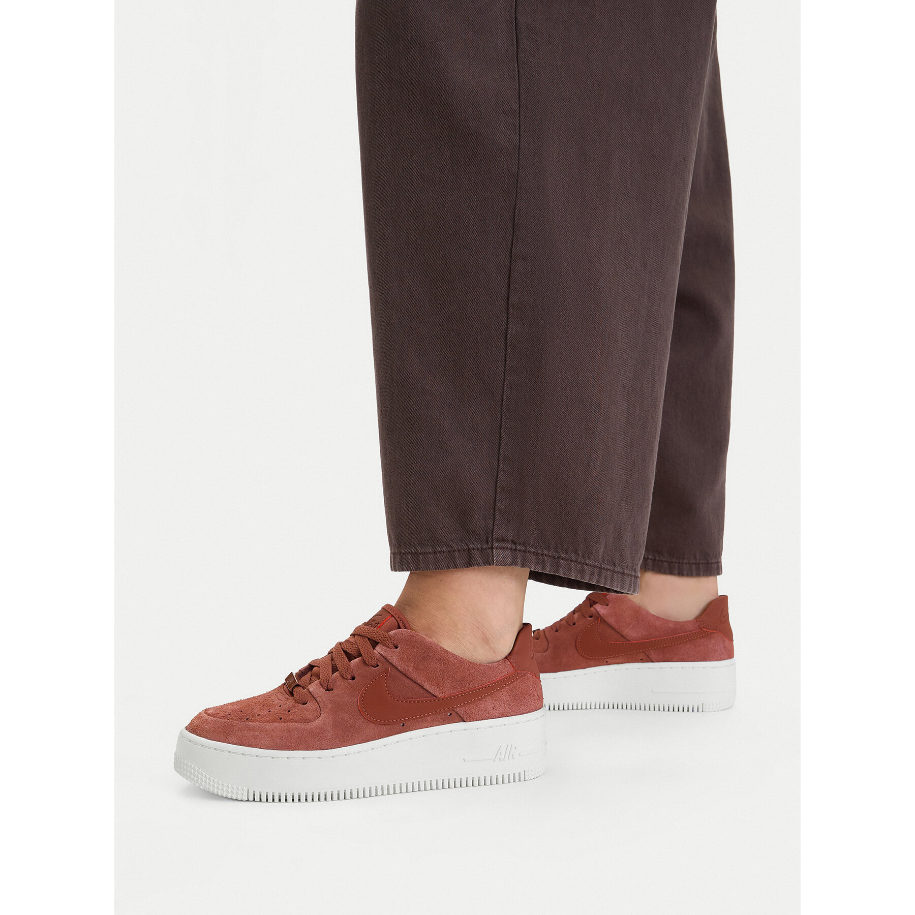 Сникърси Nike Af1 Sage Low AR5339 204 Тъмночервен