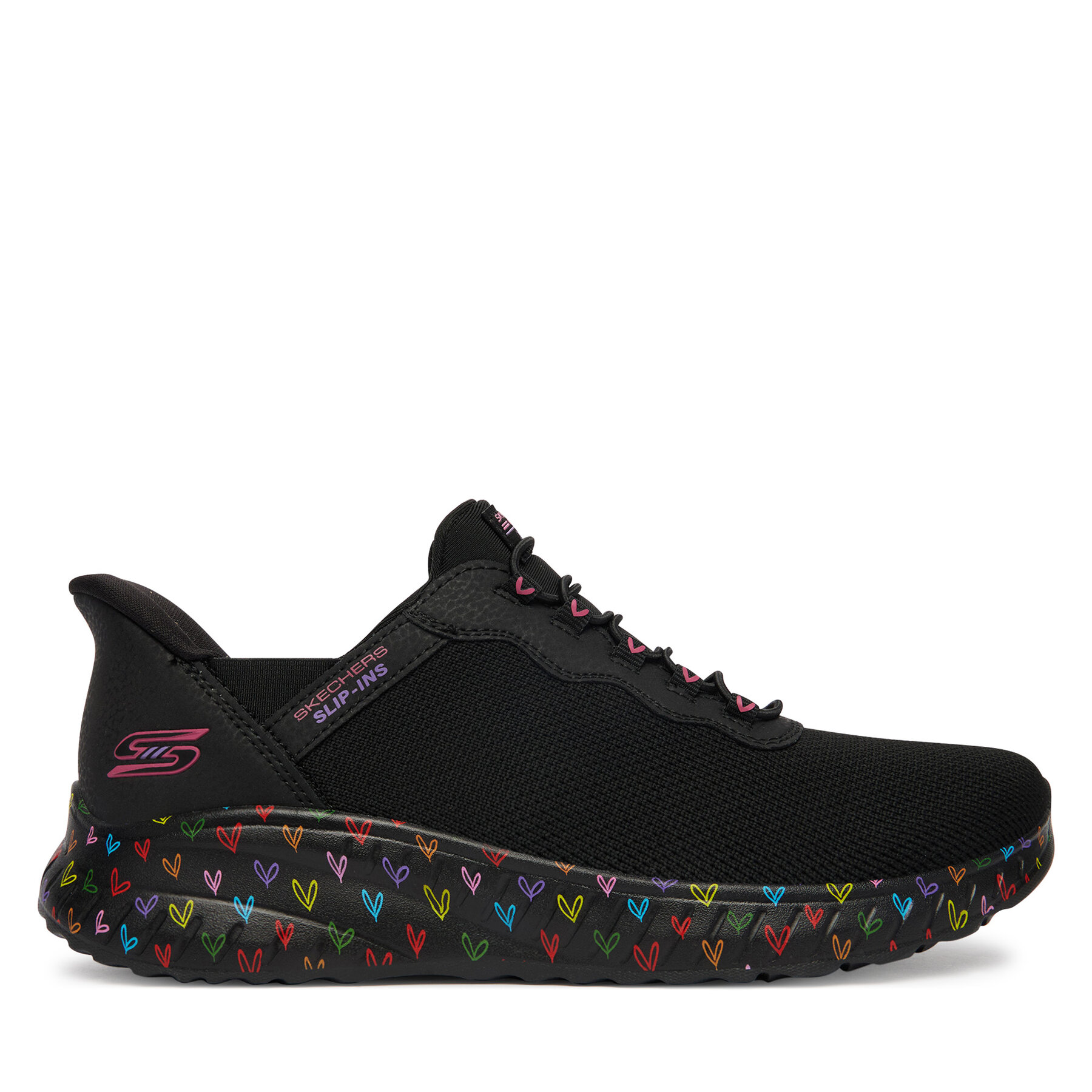 Sneakersy Skechers BOBS Sport Squad Chaos 117249/BBK Čierna
