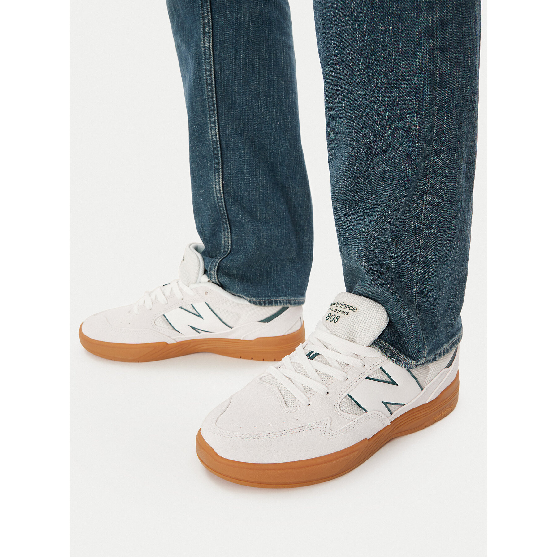 Sneakers New Balance Numeric Tiago Lemos 808L UN808RUP Creme