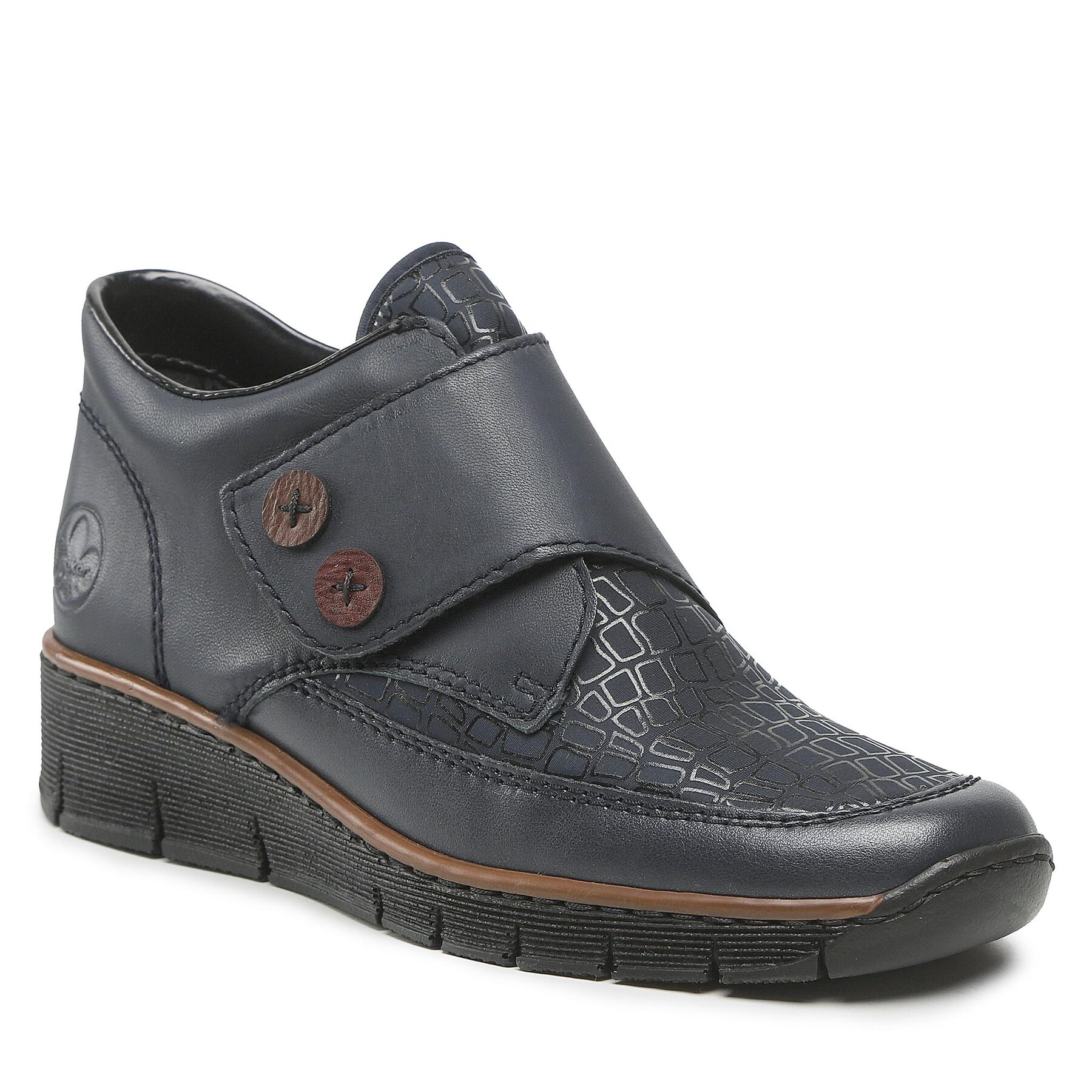 Botine Rieker 53760-14 Blau