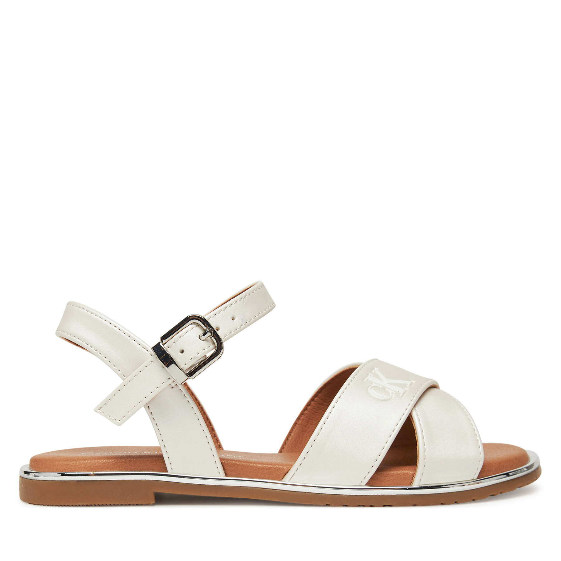 Sandale Calvin Klein Jeans V3A2-82042-1688 M Alb