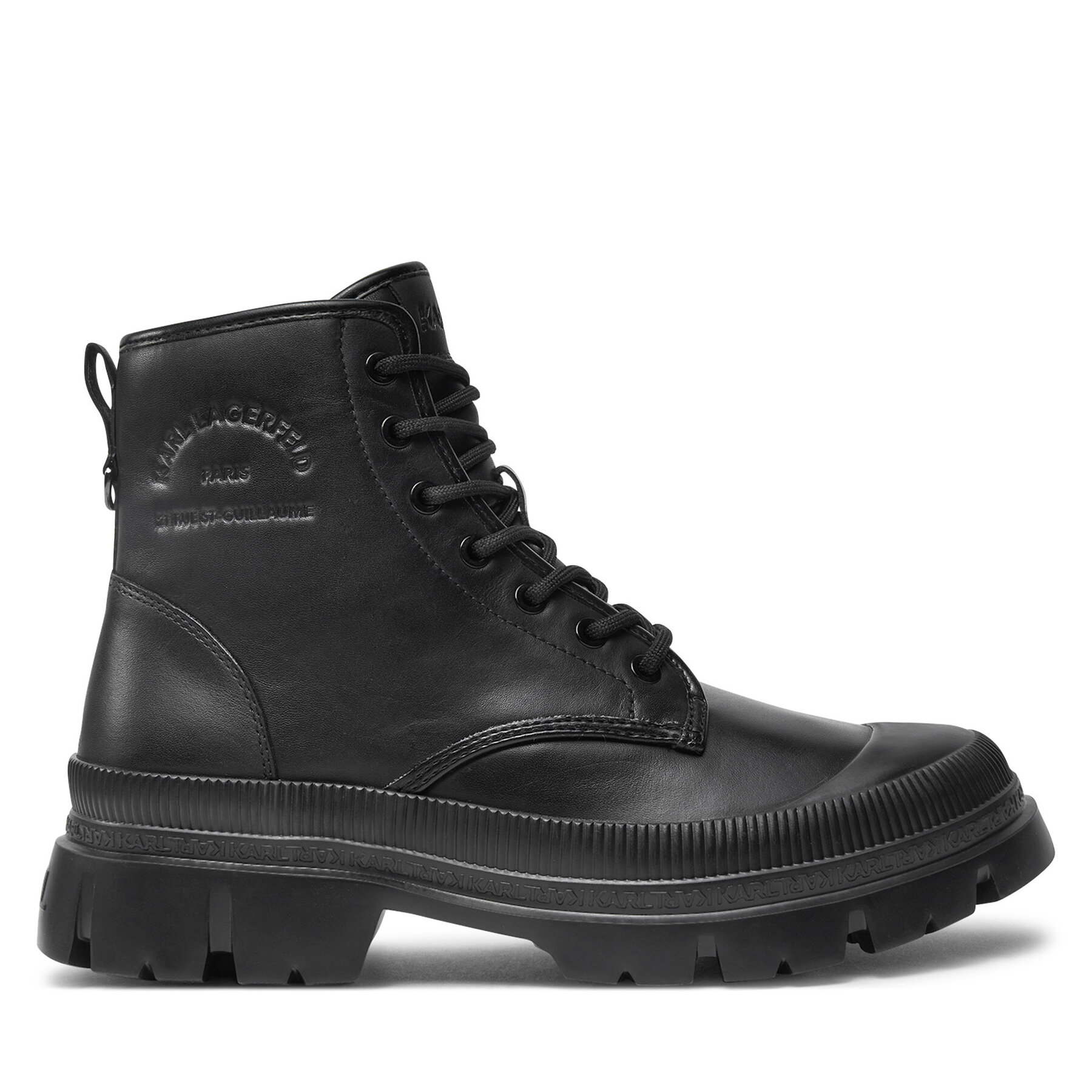 Kozačky KARL LAGERFELD KL25264A Černá