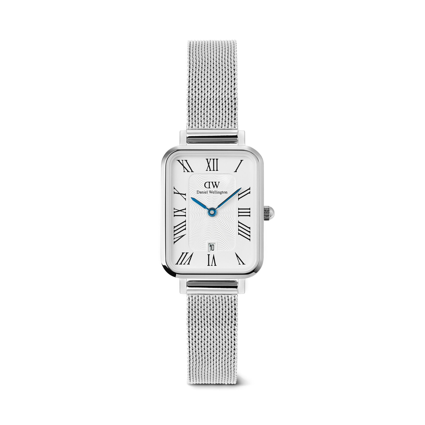 Hodinky Daniel Wellington Quadro Sterling Roman Numerals DW00100863 Strieborná