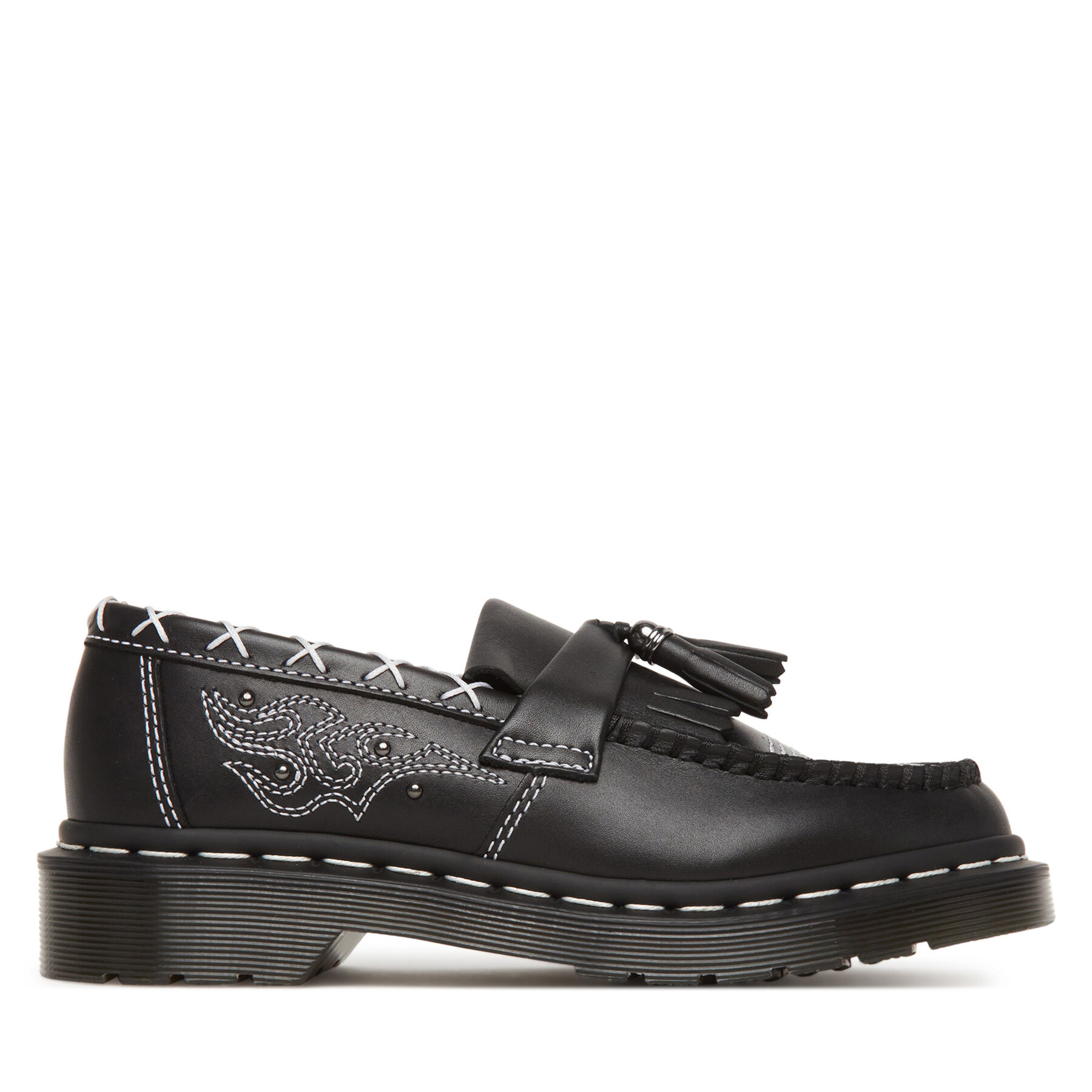 Dr. Martens Unisex Mokasíny, Rozmer: 42, Čierna, Adrian Gothic Americana DM31626001