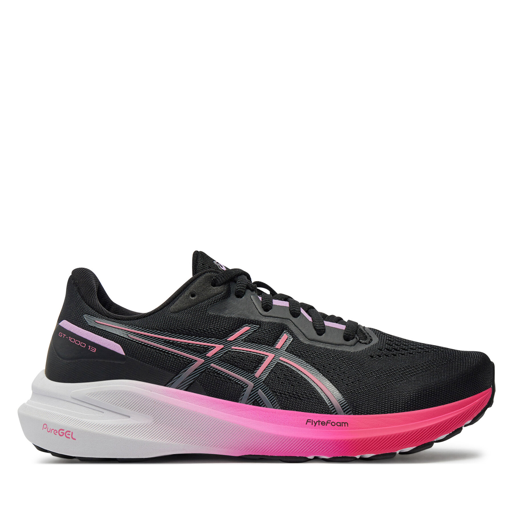 Chaussures de running Asics Gt-1000 13 1012B663 Noir