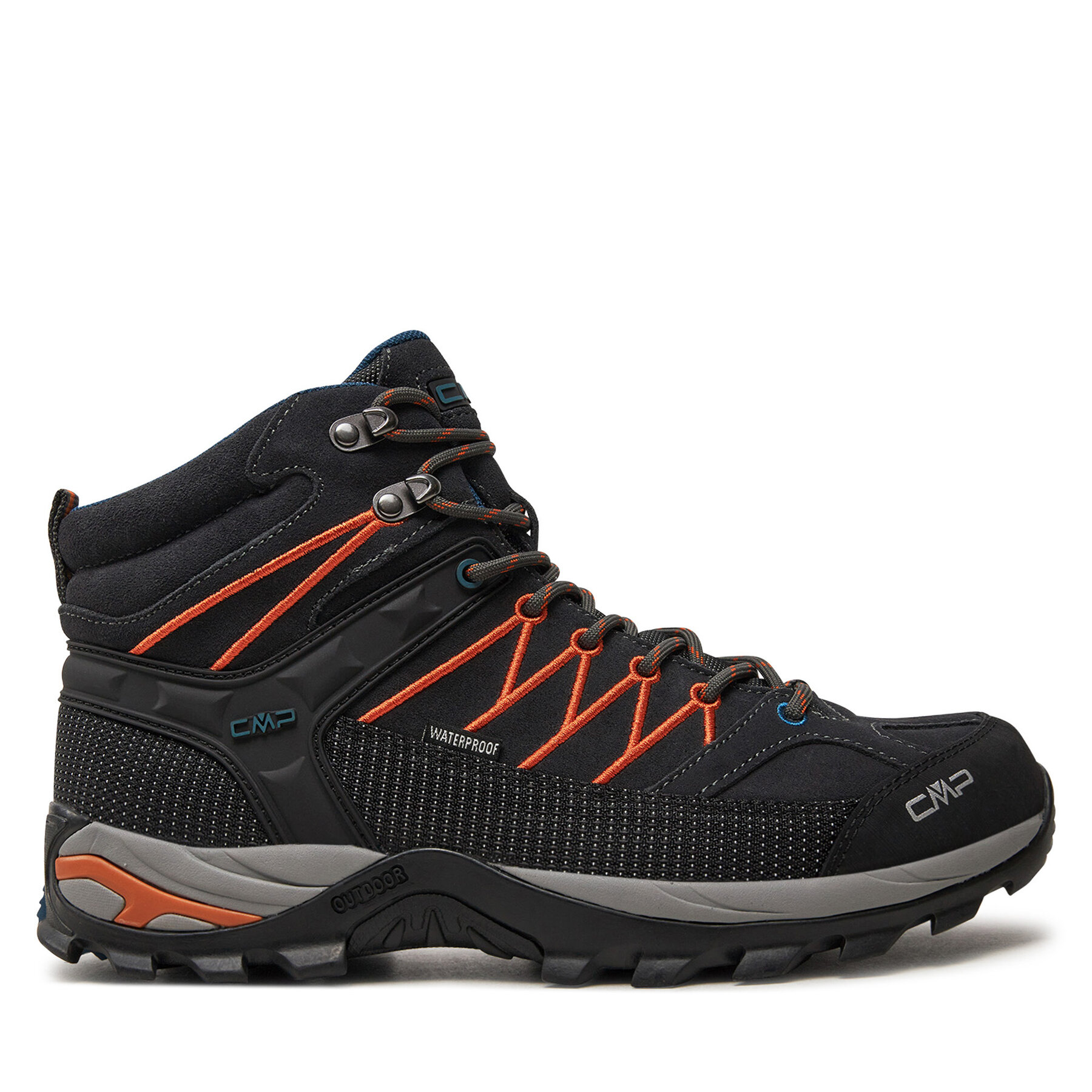 CMP Παπούτσια πεζοπορίας CMP Rigel Mid Trekking Shoes Wp 3Q12947 Μαύρο