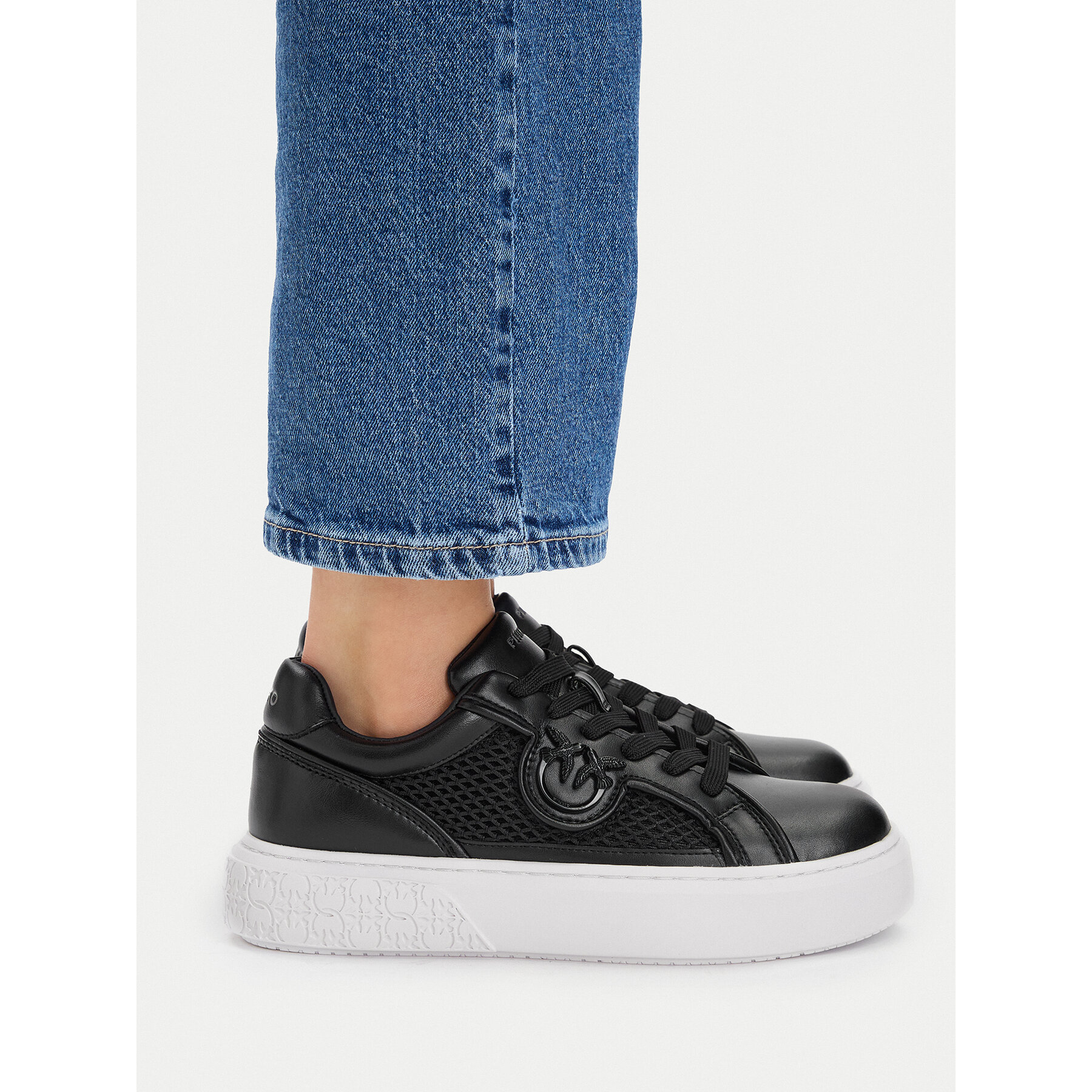 Sneakers PINKO Yoko 33 SS0181 P132 Negru