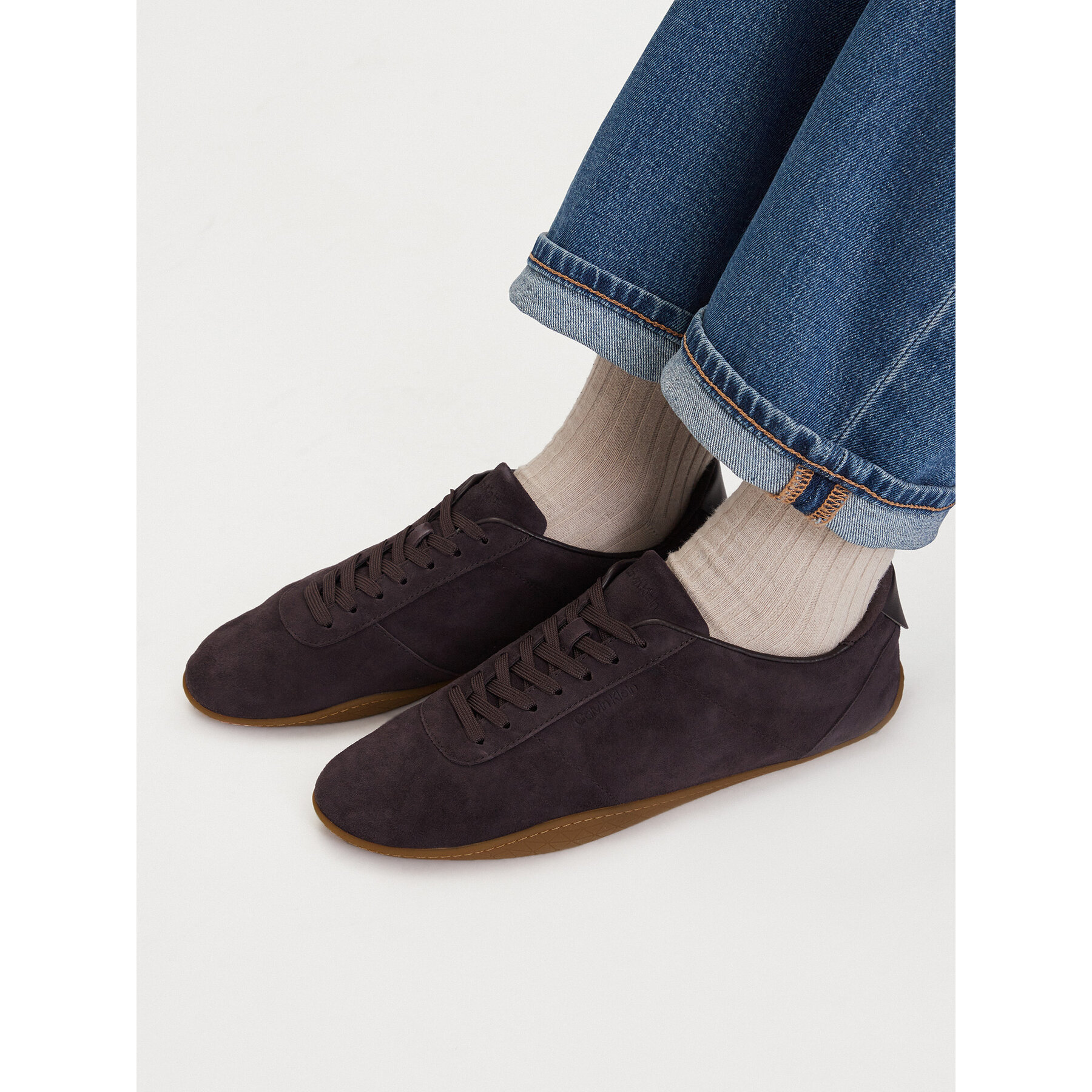 Sneakers Calvin Klein Baller Sneaker Laceup HW0HW03263 Vișiniu