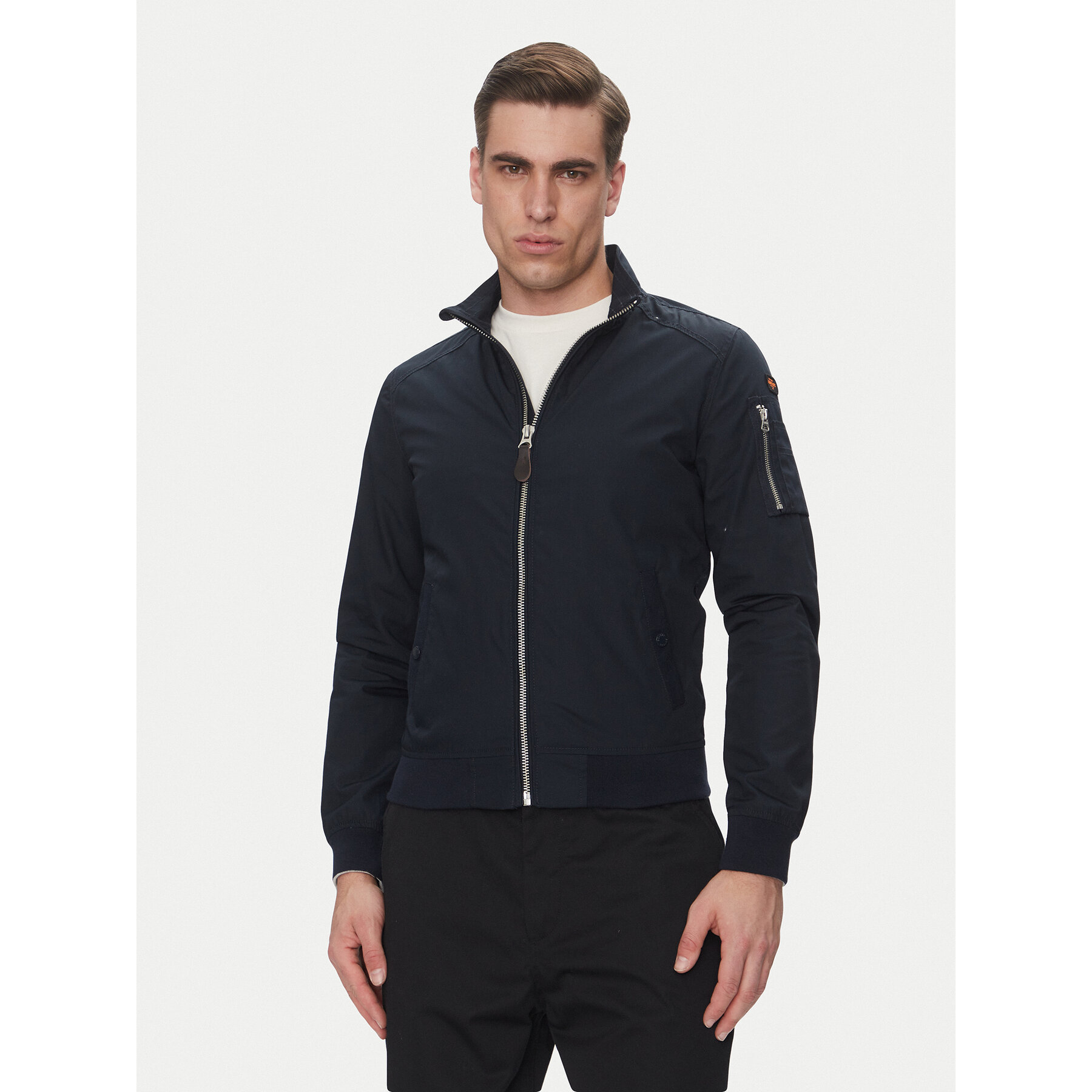 Schott NYC Übergangsjacke Kenny Dunkelblau Regular Fit