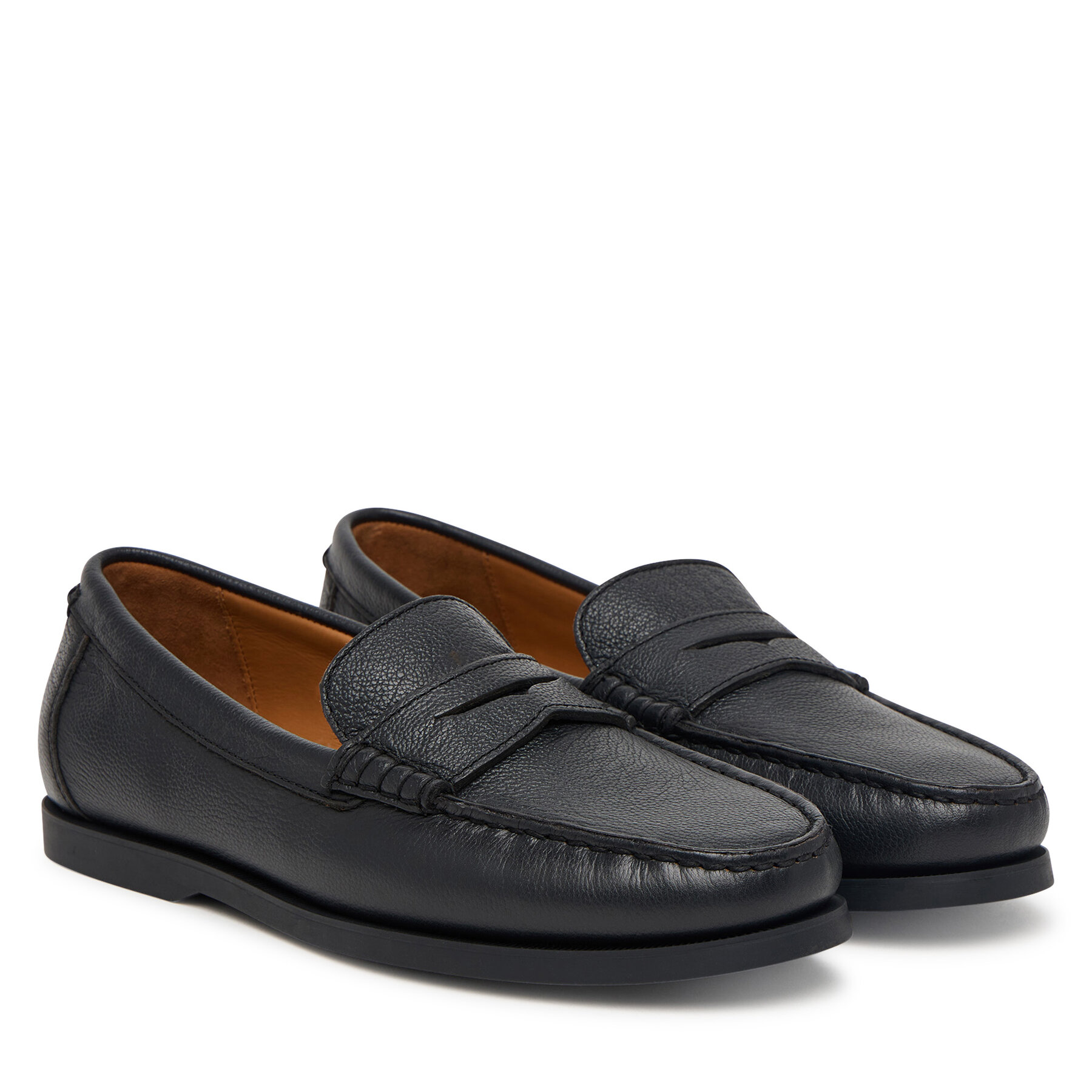 Mokasini Polo Ralph Lauren Merton Penny 803P15850001 Črna