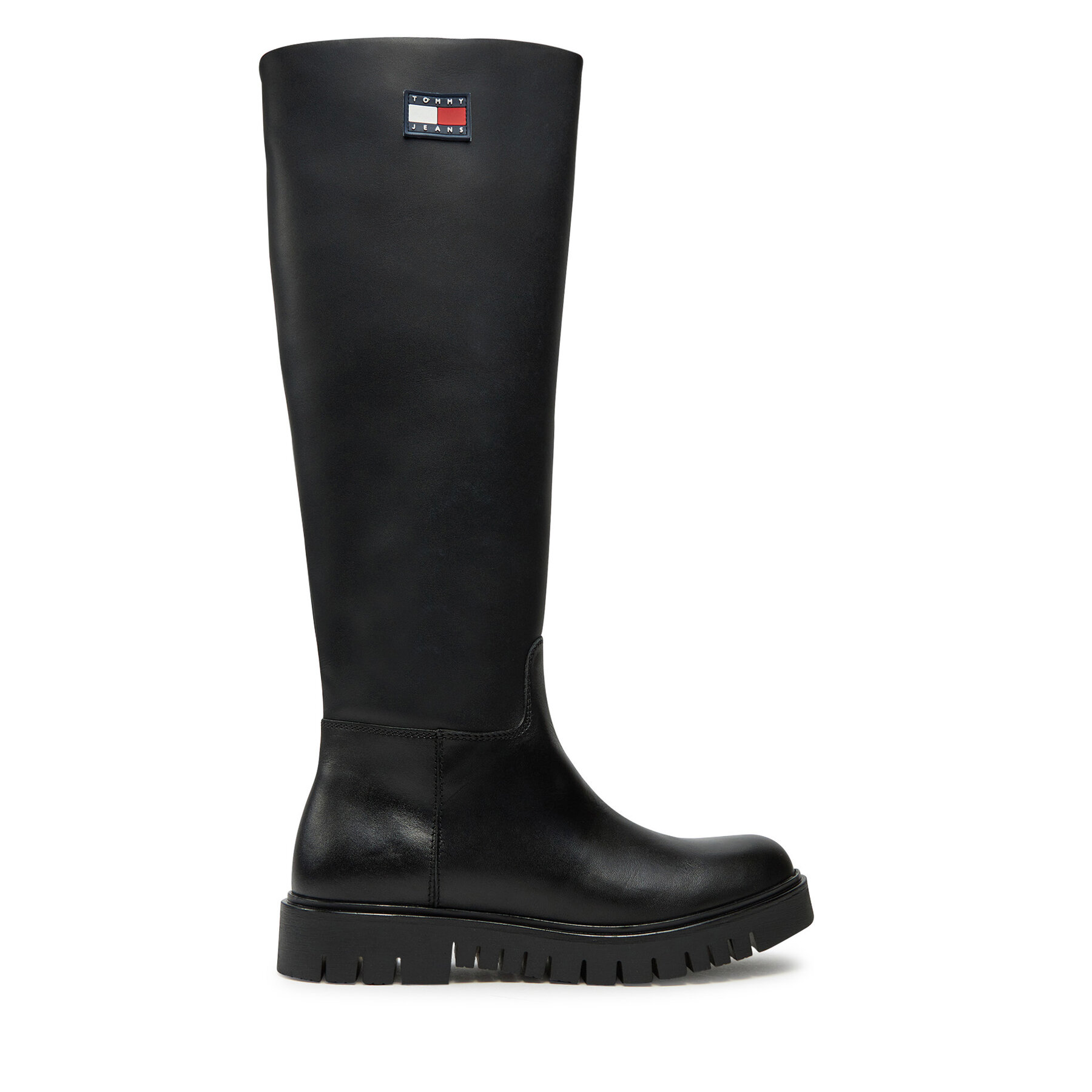 Damskie Kozaki Tommy Jeans, Rozmiar 36 Czarny Tjw Long Shaft Boot EN0EN02627