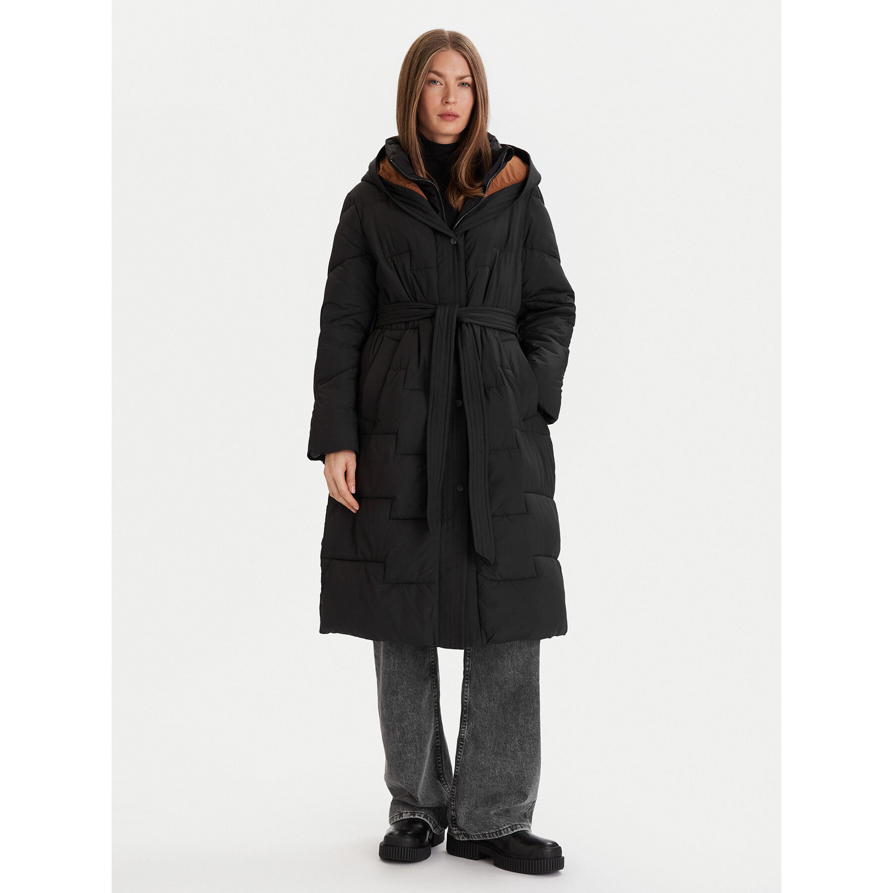 French Connection Übergangsjacke 70ZAS Schwarz Regular Fit