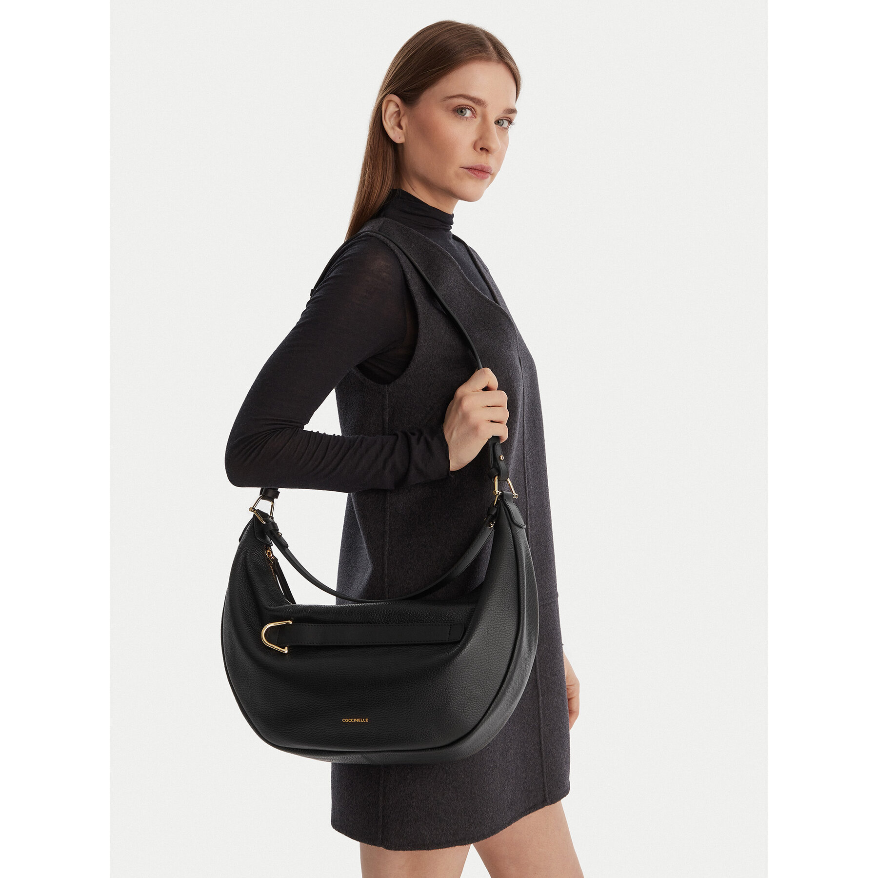 Geantă Coccinelle U4A Coccinellepaki E1 U4A 15 01 01 Negru