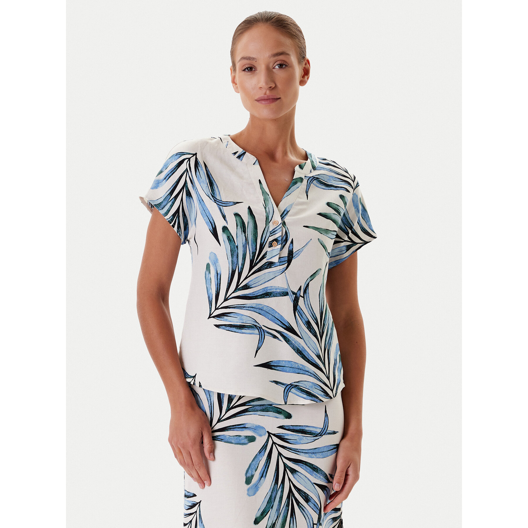 Tatuum Bluse Sarakino 1 T2509.049 Beige Regular Fit