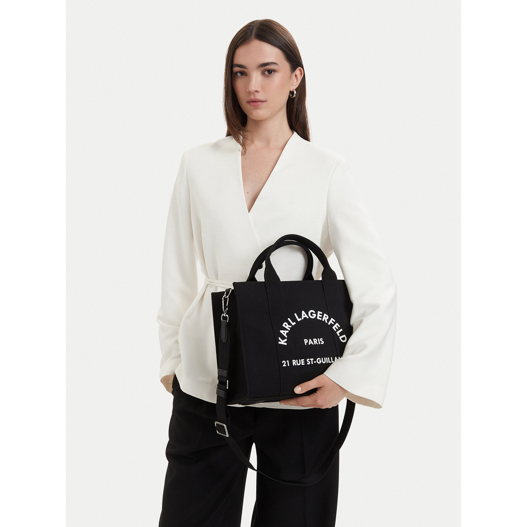 Geantă KARL LAGERFELD A1W50010 Negru