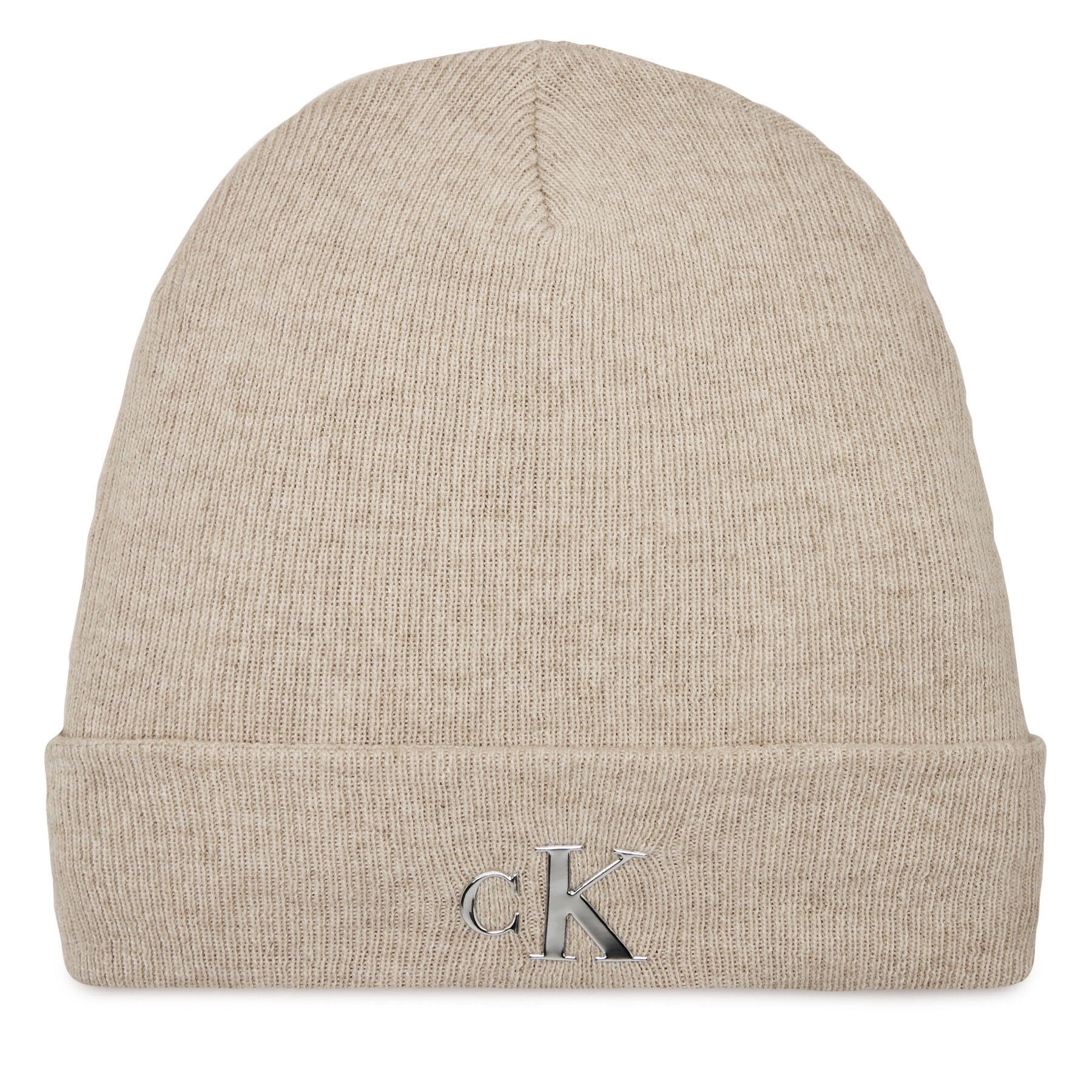 Čiapka Calvin Klein Jeans Minimal Monogram Beanie K60K611542 Sivá