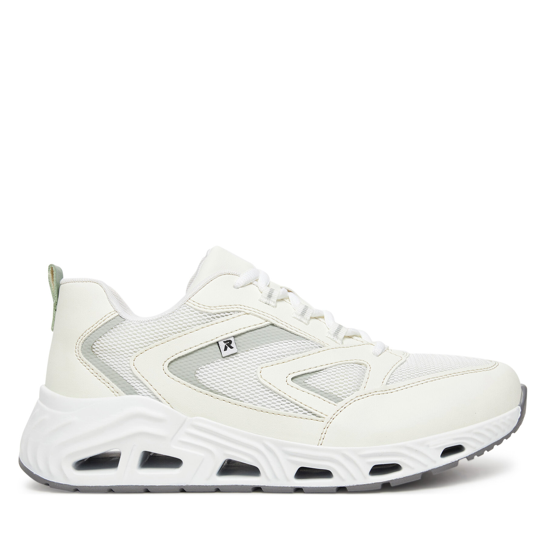 Sneakersy Rieker N5205-80 Écru