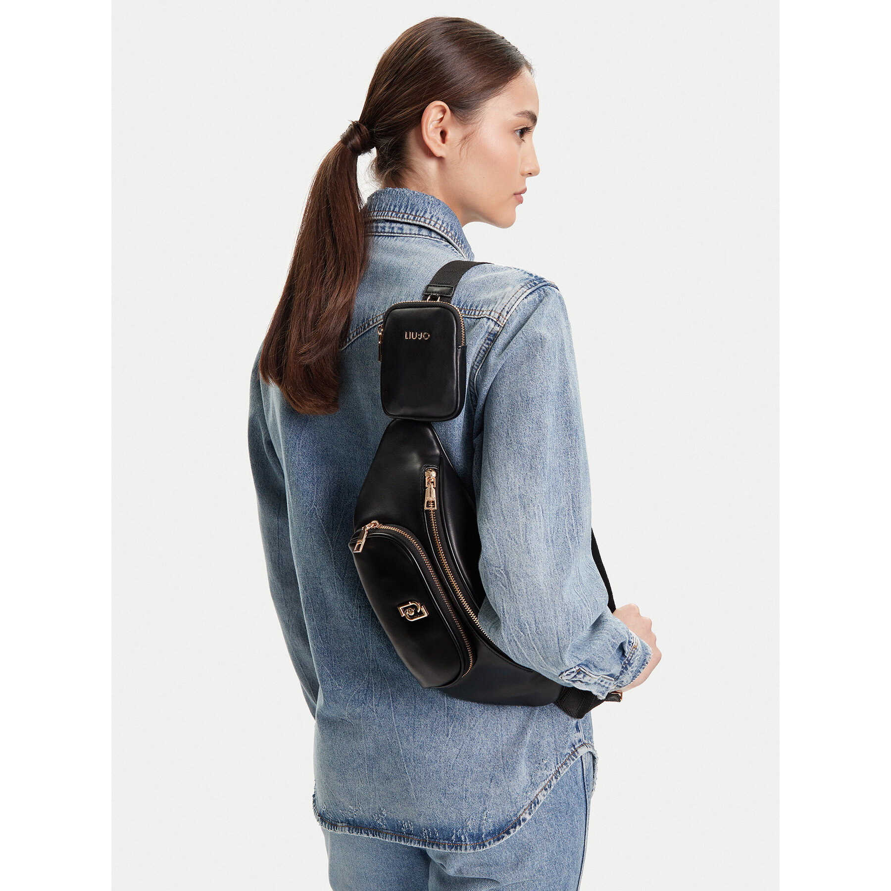Ľadvinka Liu Jo M Bumbag AF5178 E0077 Čierna