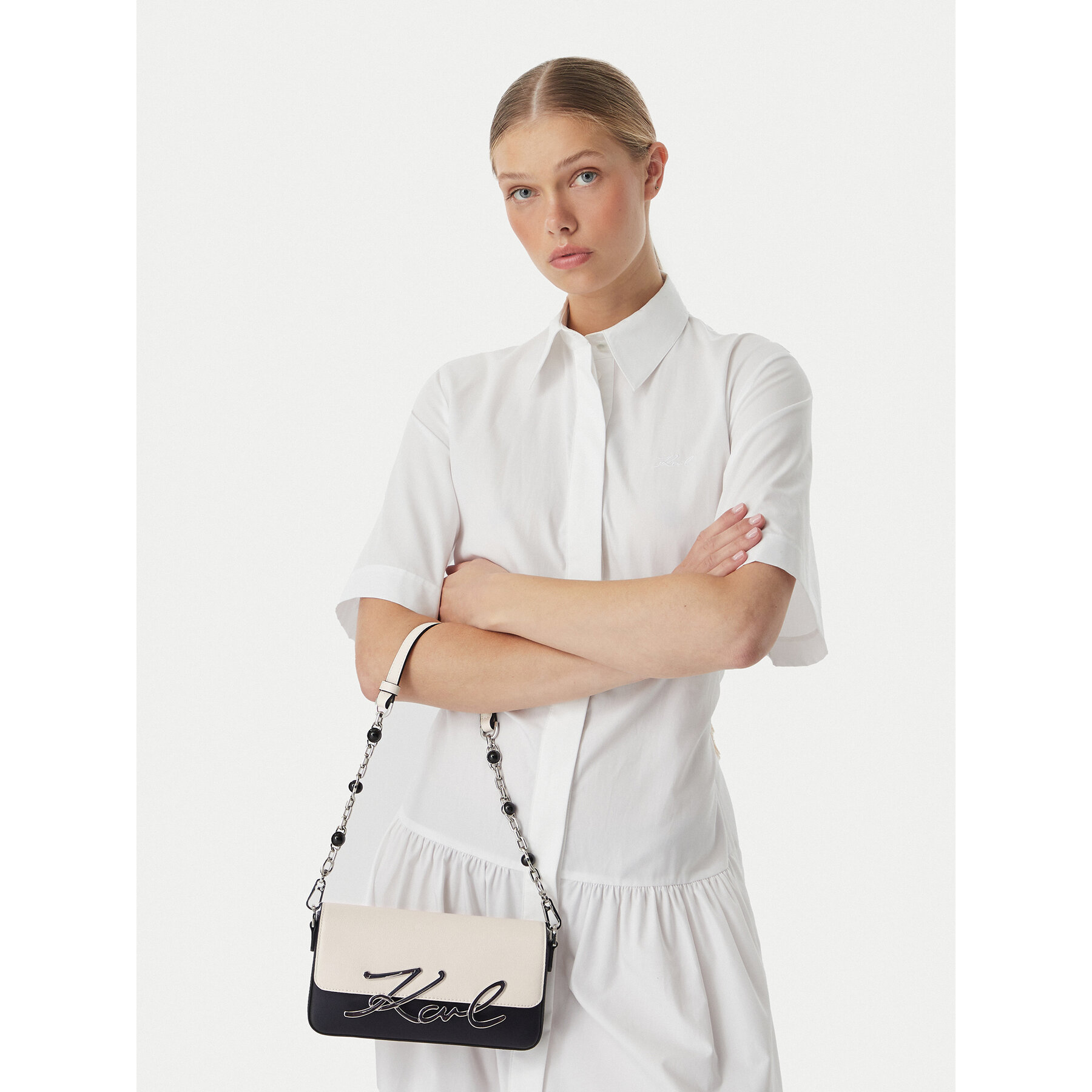 Geantă KARL LAGERFELD B3W30303 Negru