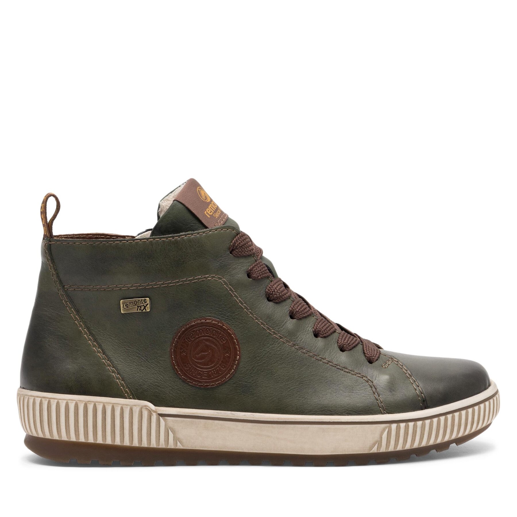 Šnurovacia obuv Remonte D0771-54 Kaki