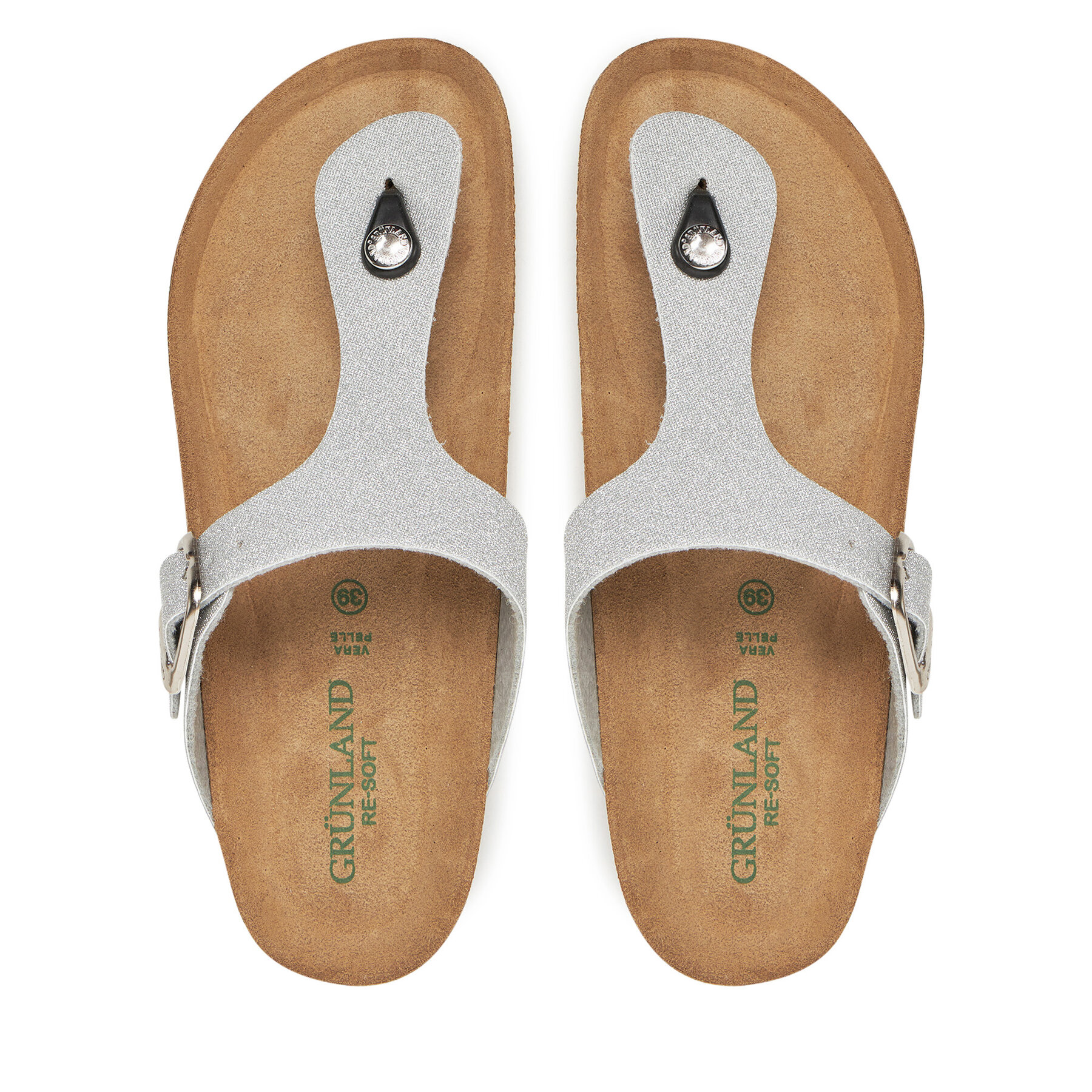 Infradito Grünland Sara CC0112 Argento